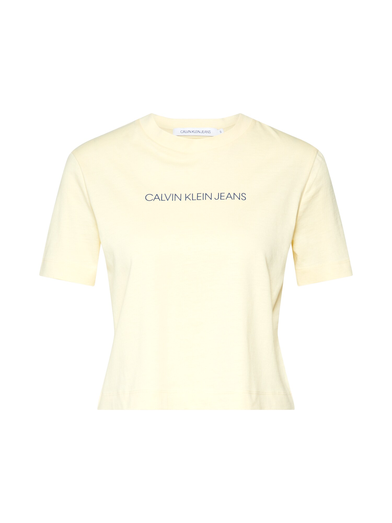Calvin Klein Jeans Dames Shirt Geel calvin klein jeans kopen in de aanbieding