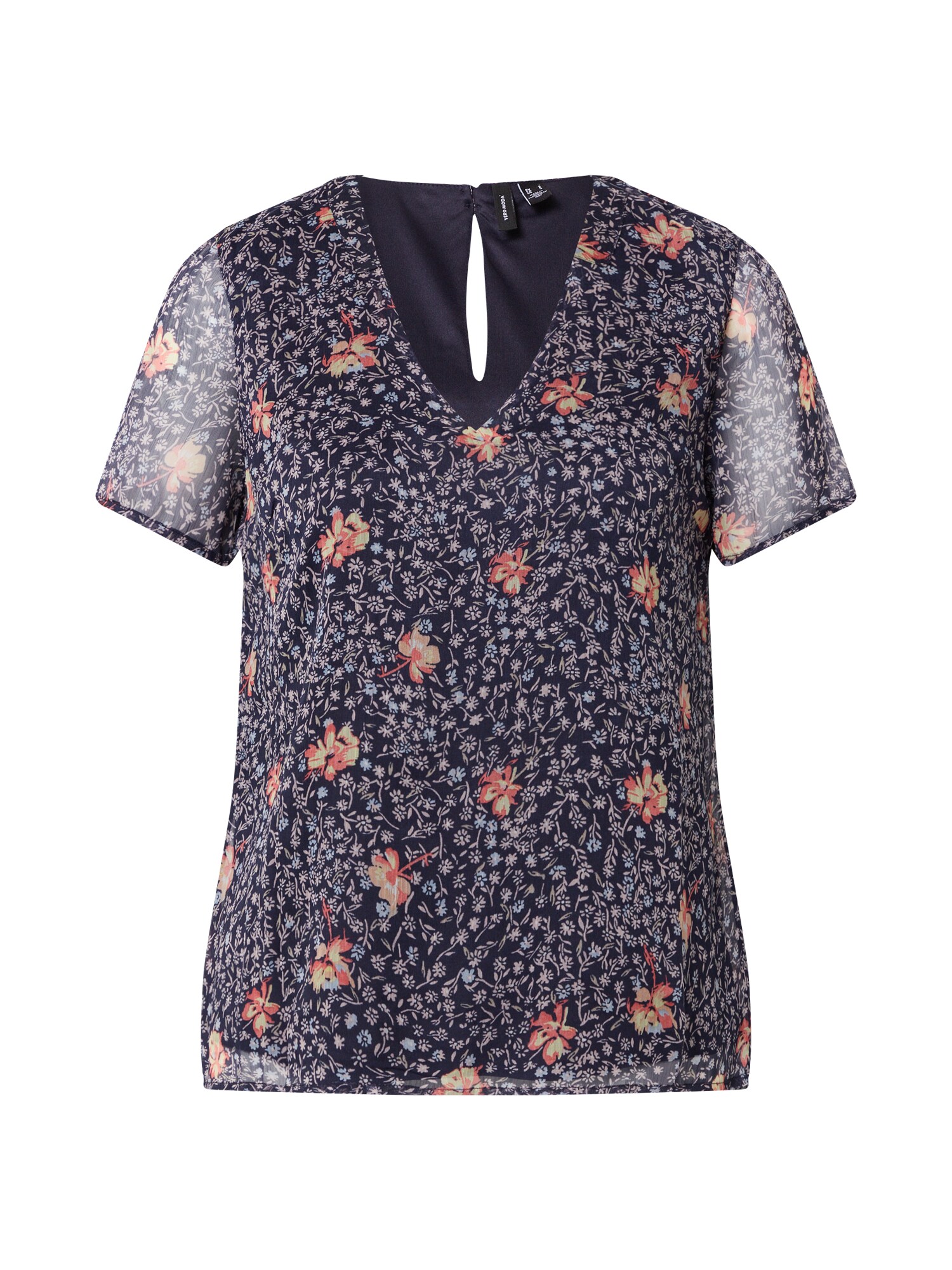 Vero Moda Petite Marškinėliai  tamsiai mėlyna / mišrios spalvos
