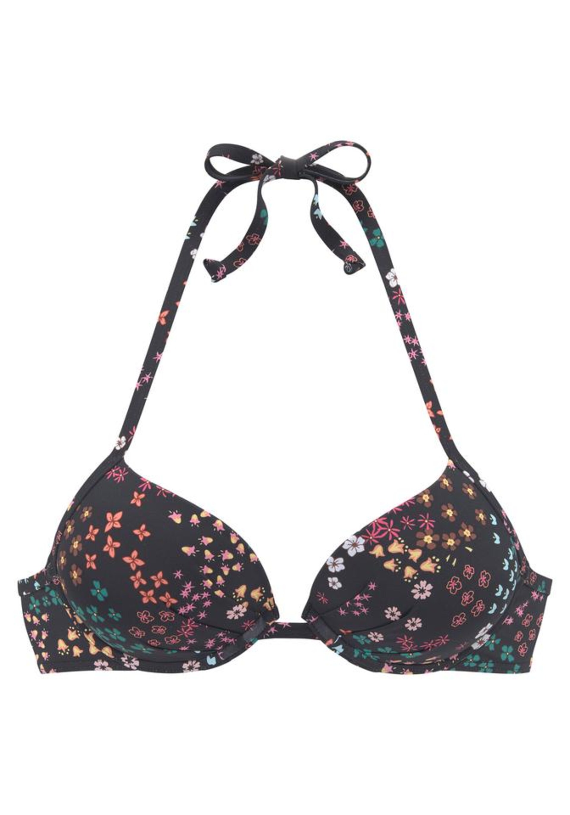 SOliver Bikiniöverdel 'Milly' smaragd / ljuslila / rosa bikinis dam