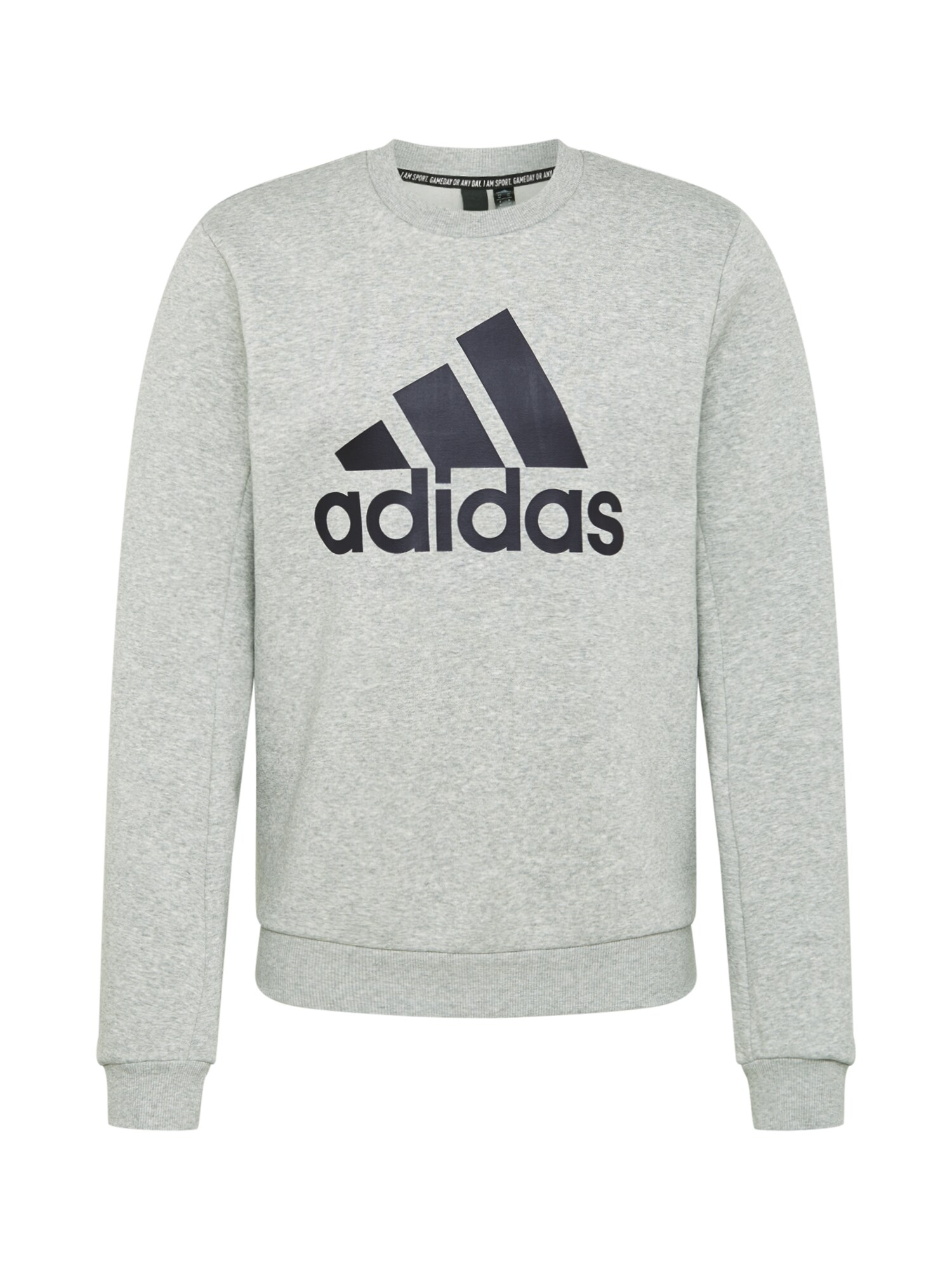 ADIDAS PERFORMANCE Sportinio tipo megztinis  margai juoda / margai pilka