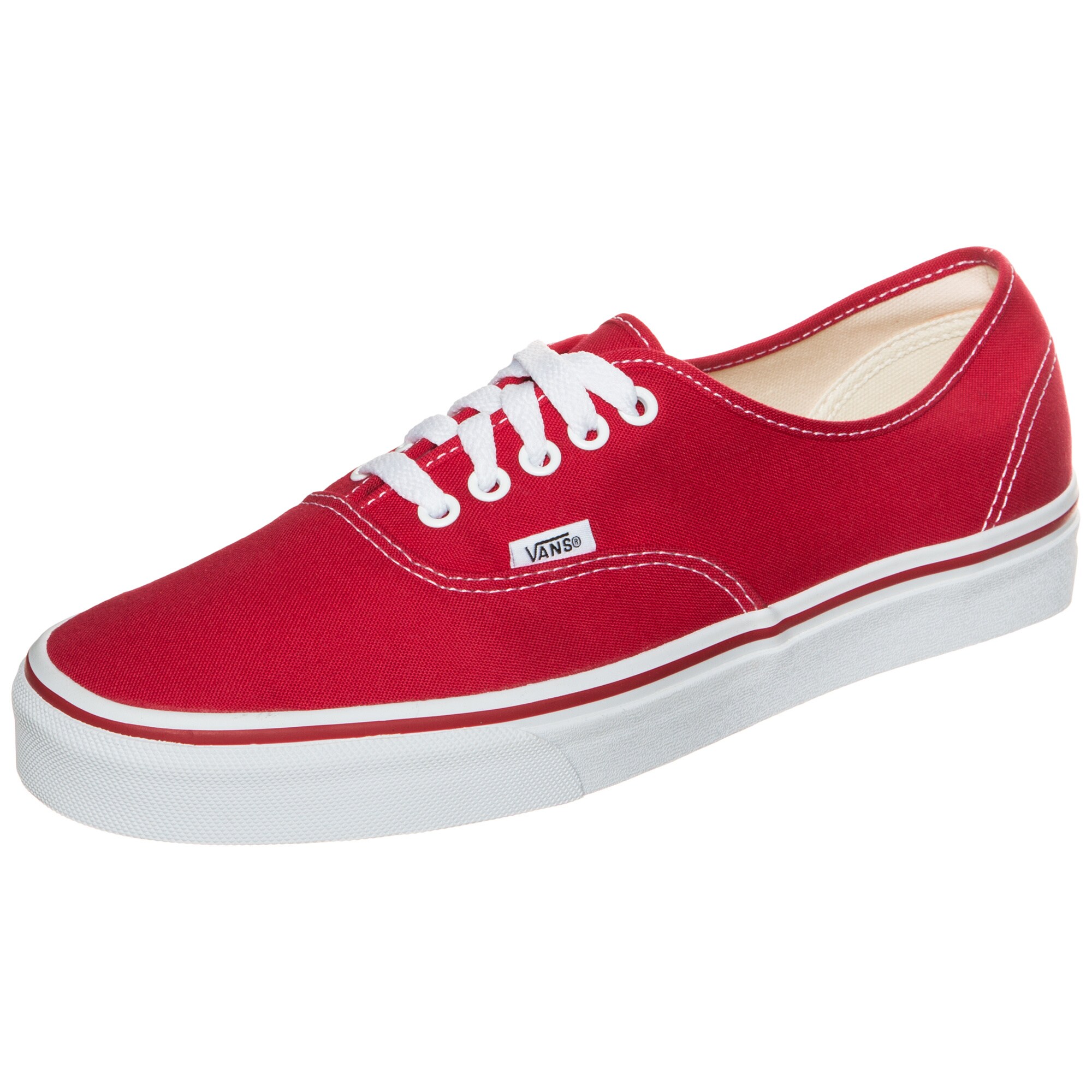 Vans Heren Sneakers Laag Rood vans kopen in de aanbieding