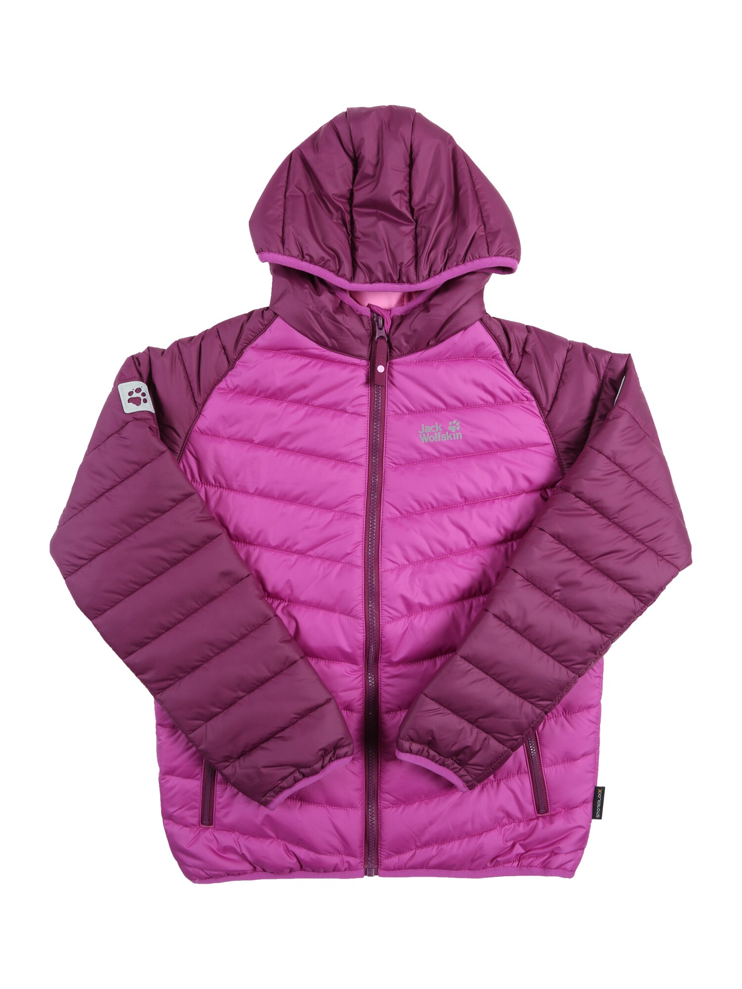 Jack Wolfskin Meisjes Outdoorjas Zenon Bessen Donkerroze jack wolfskin kopen in de aanbieding