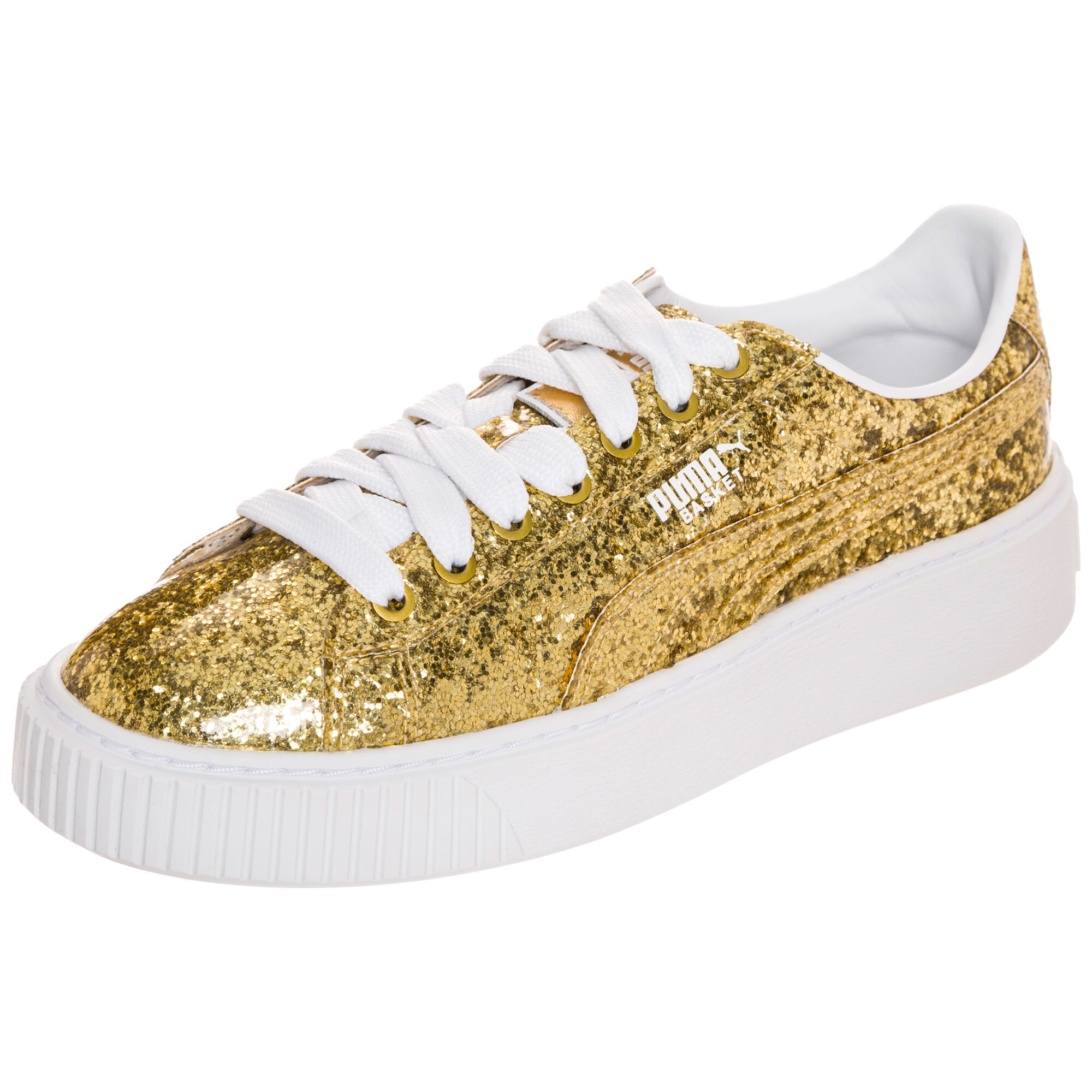 Puma Dames Sneakers Laag Goud puma kopen in de aanbieding