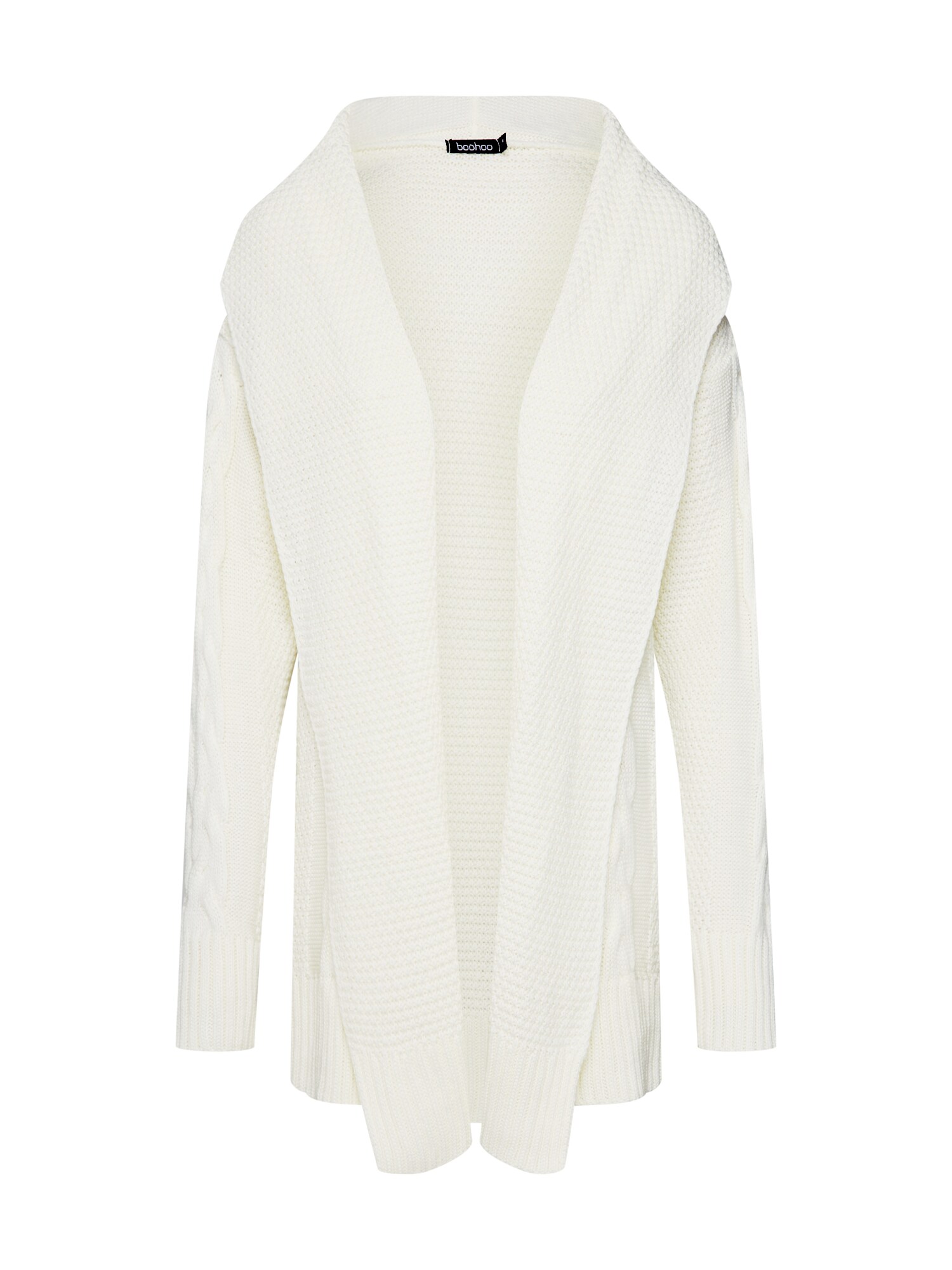 Boohoo Dames Gebreid Vest Natuurwit boohoo kopen in de aanbieding