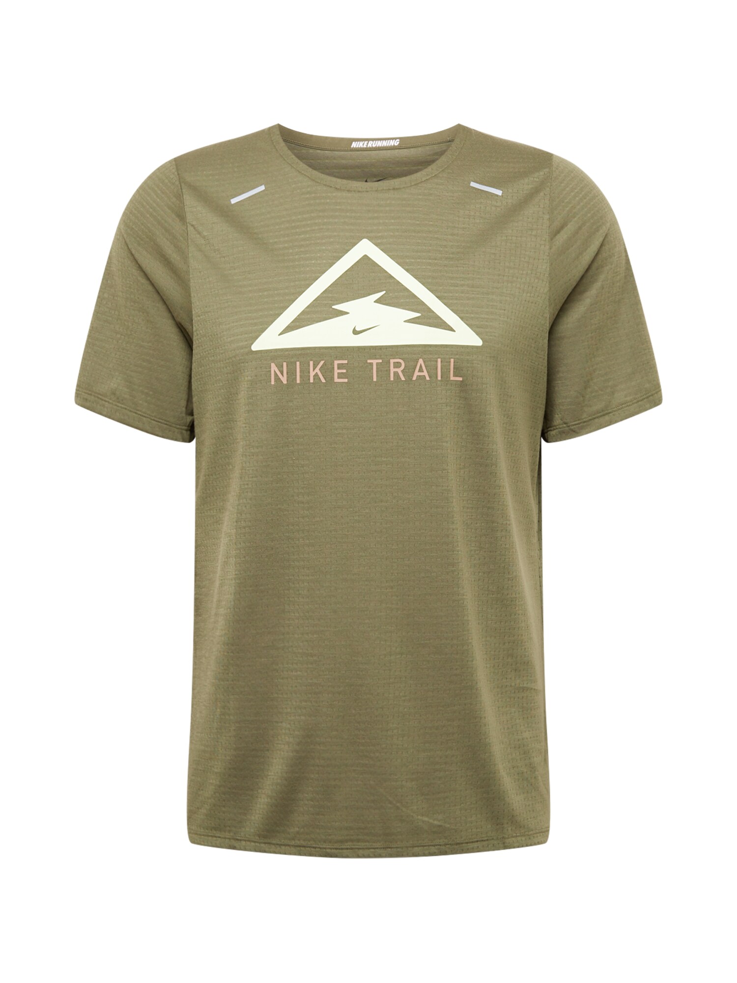 NIKE Sportiniai marškinėliai 'Rise Trail'  alyvuogių spalva