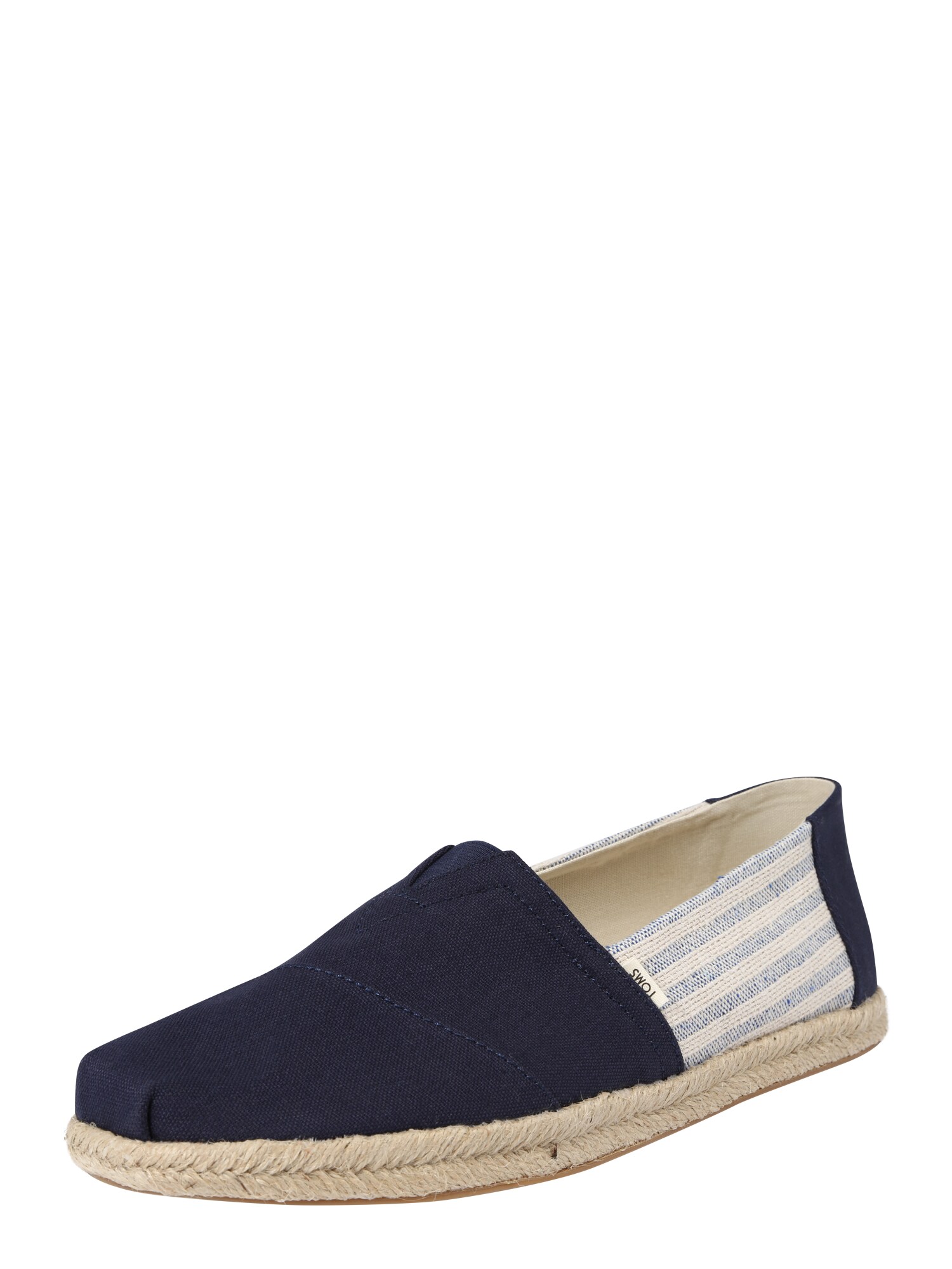Toms Heren Espadrilles Alpargata Beige Navy toms kopen in de aanbieding