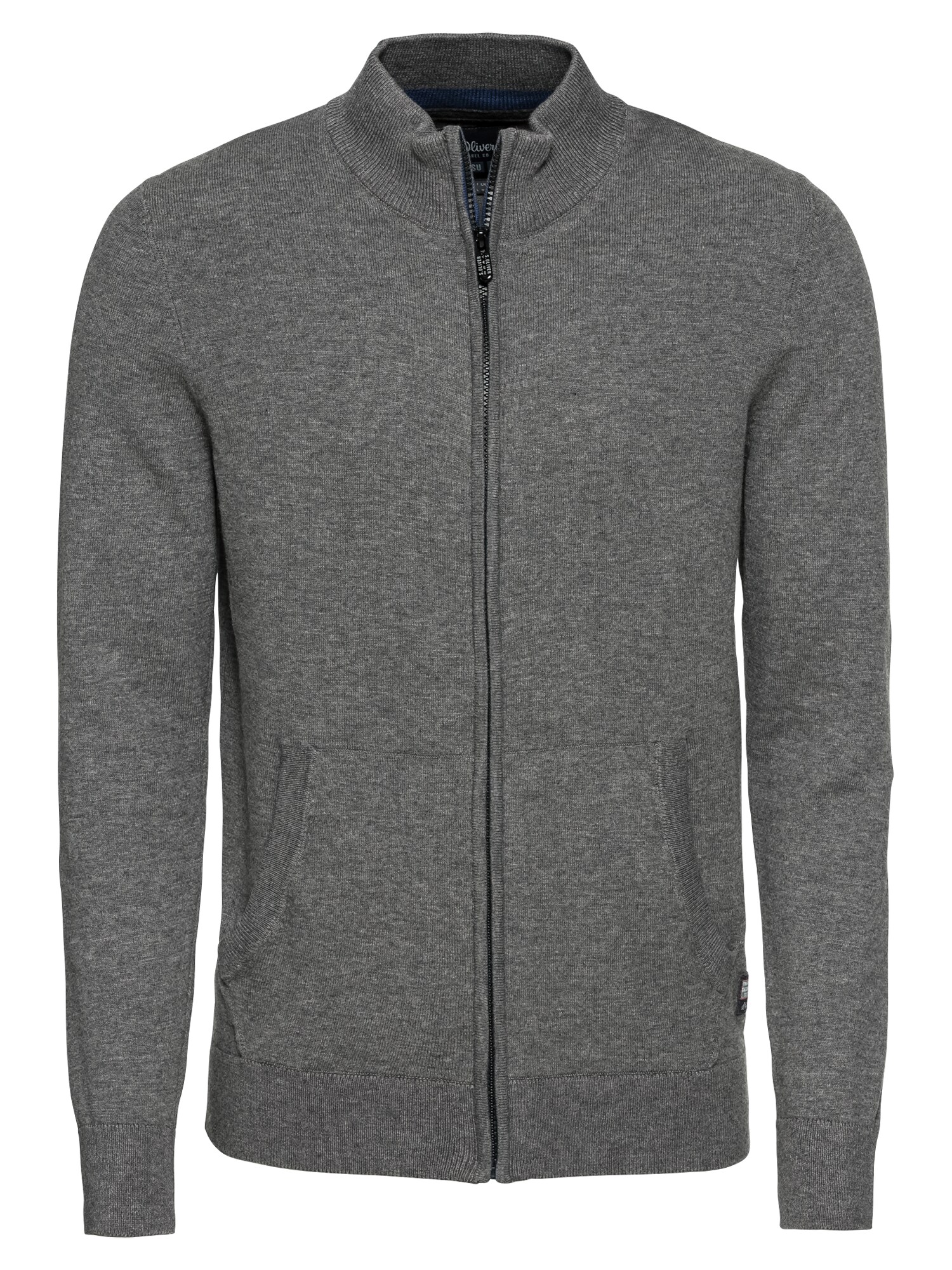 S.Oliver RED LABEL Strickjacke graumeliert