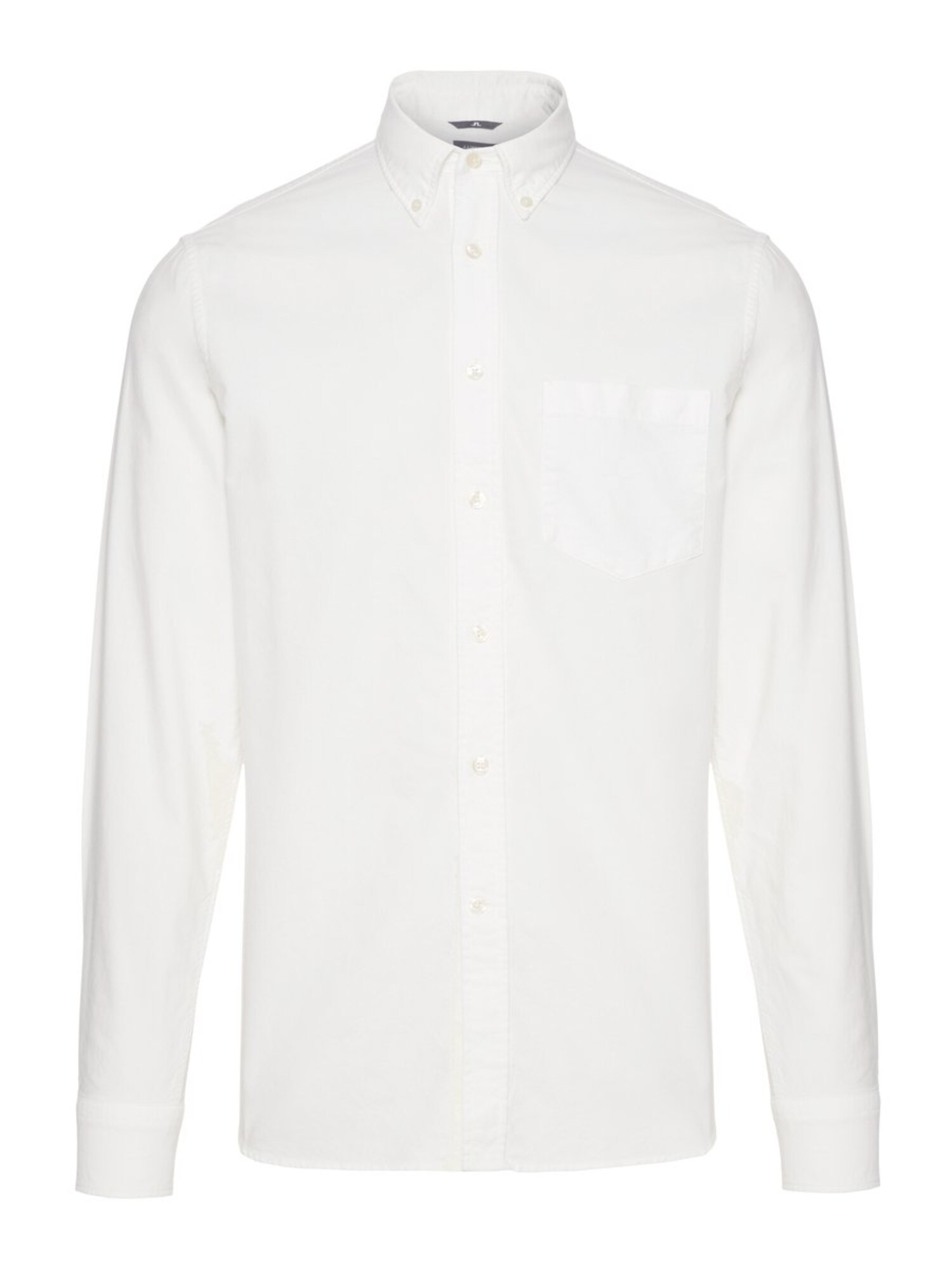 Jlindeberg Heren Overhemd David Gmd Oxford Offwhite jlindeberg kopen in de aanbieding