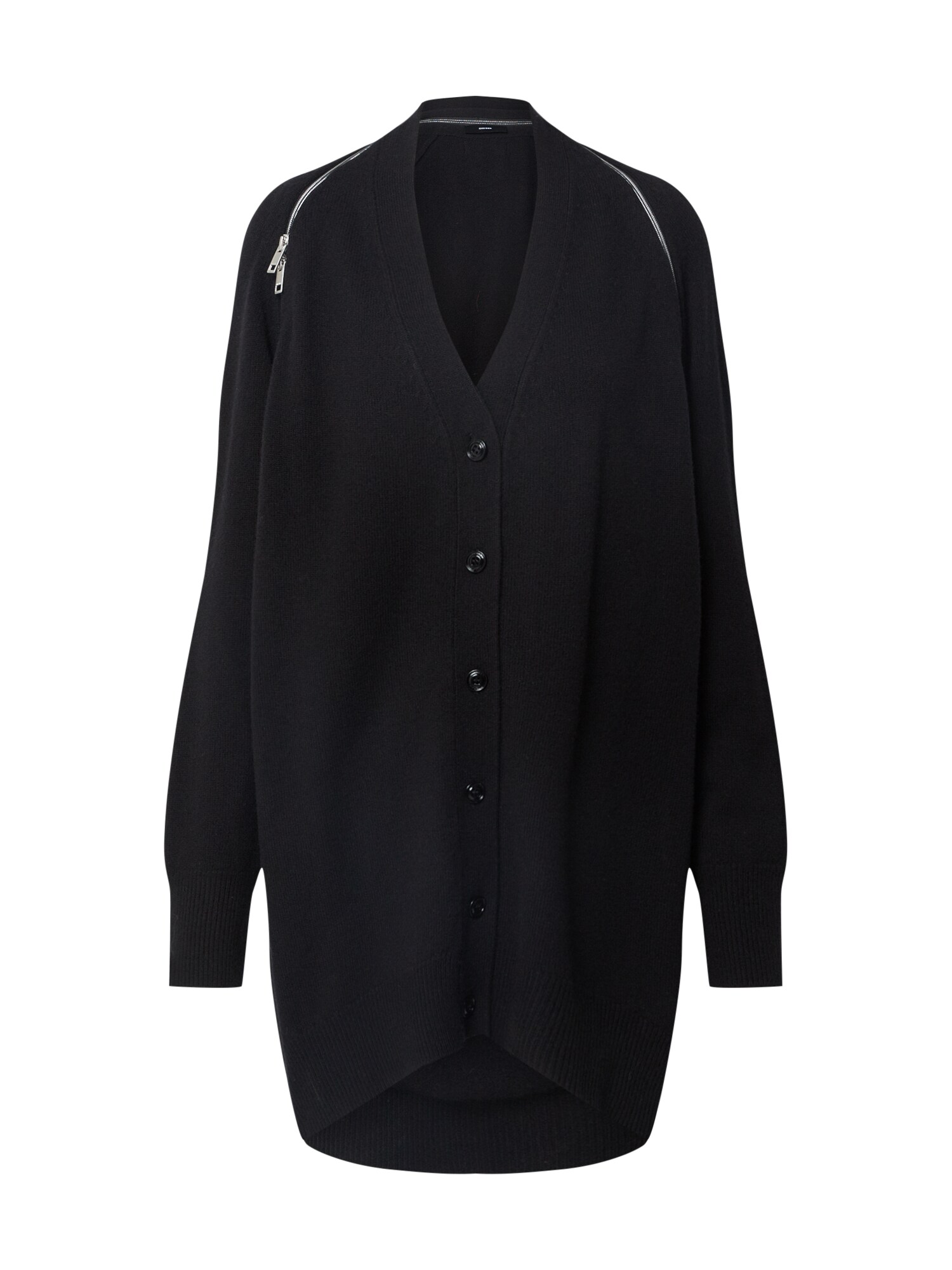 DIESEL Kardiganas 'M-CLEO KNITWEAR'  juoda