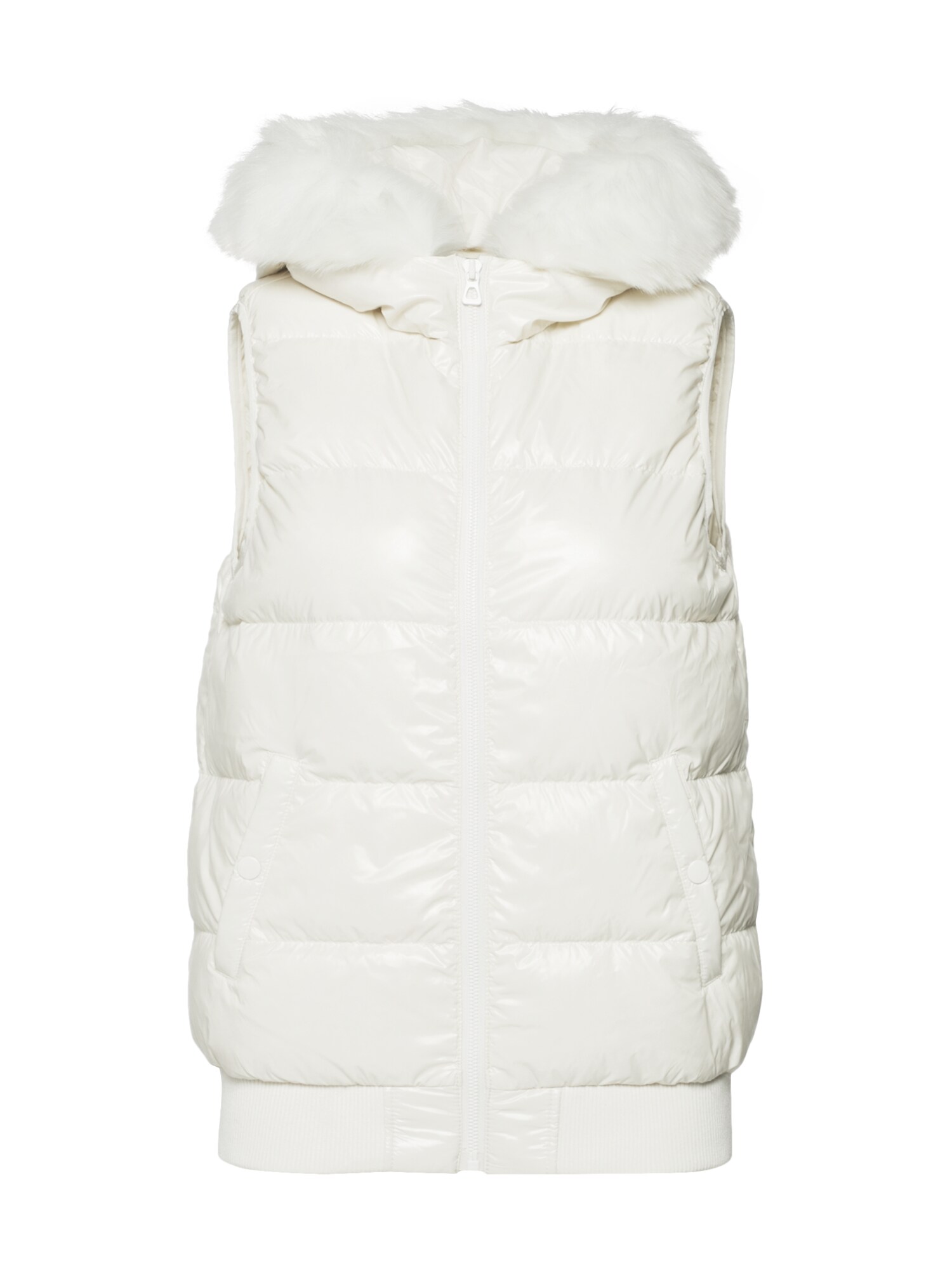 Gap Dames Bodywarmer Parelwit gap kopen in de aanbieding
