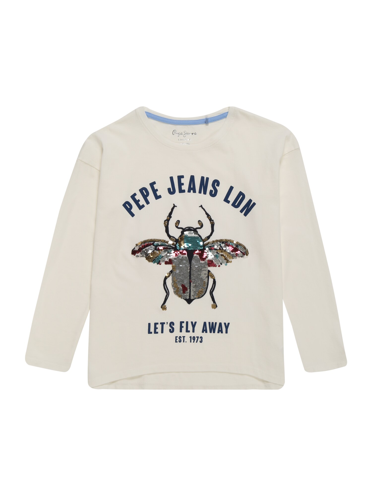 Pepe Jeans Meisjes Shirt Meryl Wit pepe jeans kopen in de aanbieding