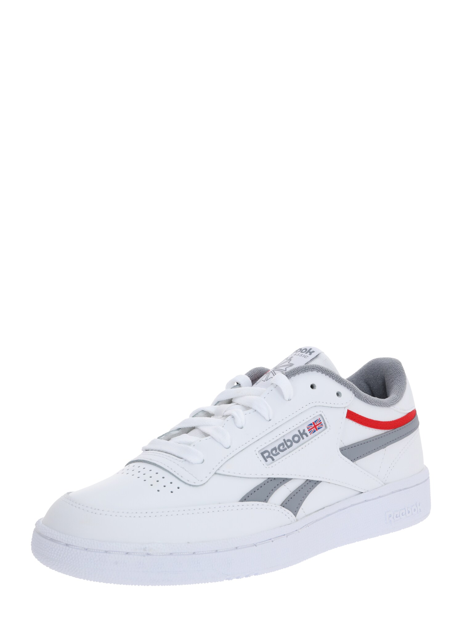 Reebok Classic Sportbačiai be auliuko 'CLUB C REVENGE'  pilka / raudona / balta