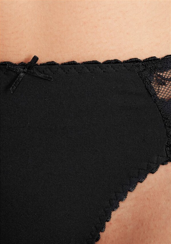 PETITE FLEUR, Slip, fekete, 2 kép a 5 közül