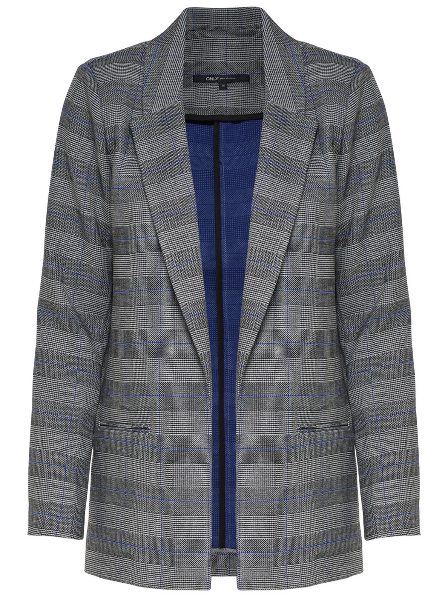 Only Dames Blazers Blauw Donkergrijs only kopen in de aanbieding