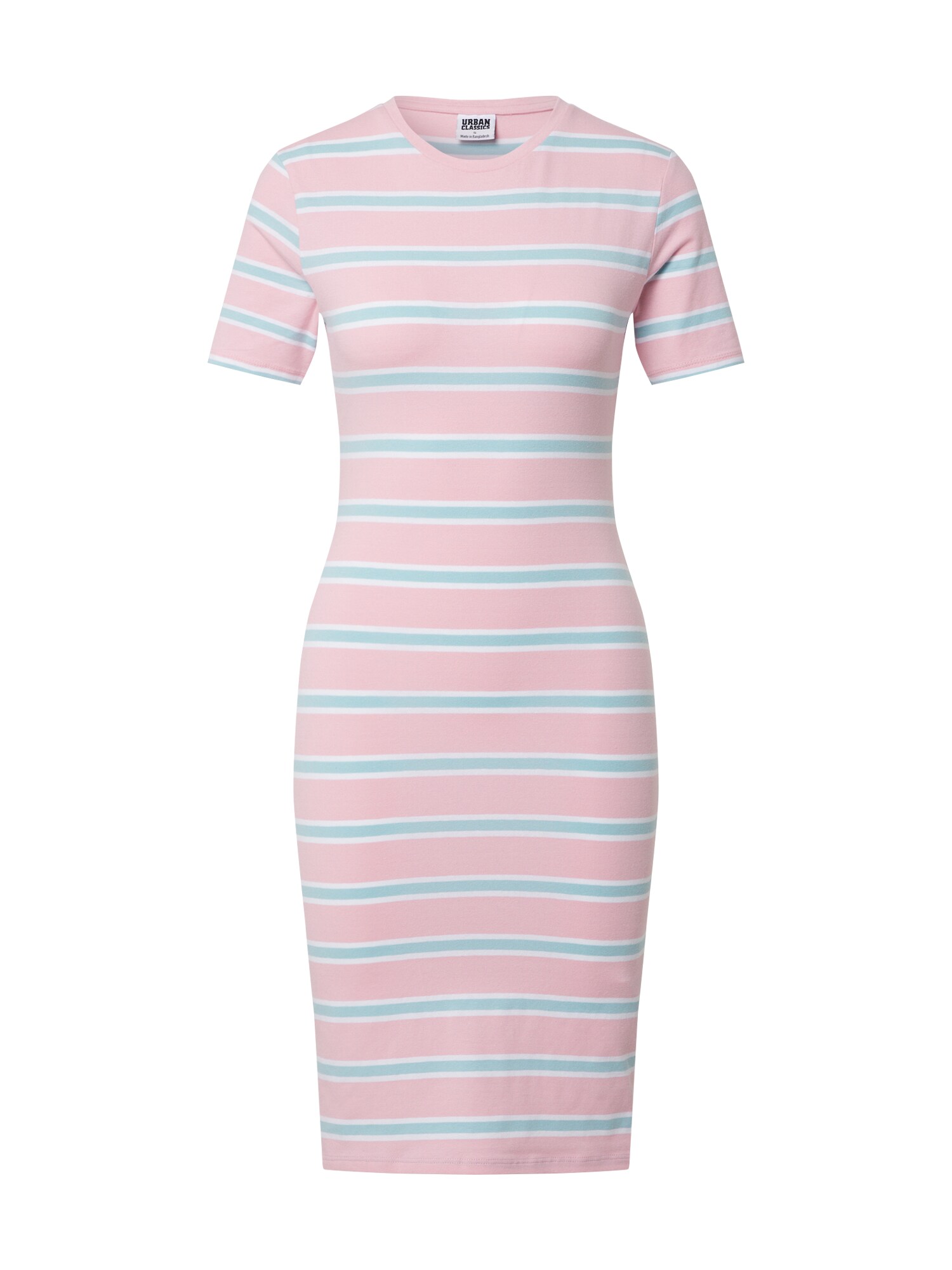 Urban Classics Rochie  opal / roz / alb