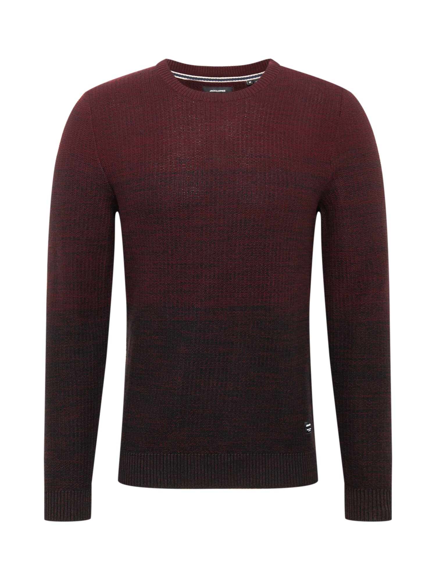 JACK & JONES Megztinis 'Graham'  burgundiško vyno spalva / juoda