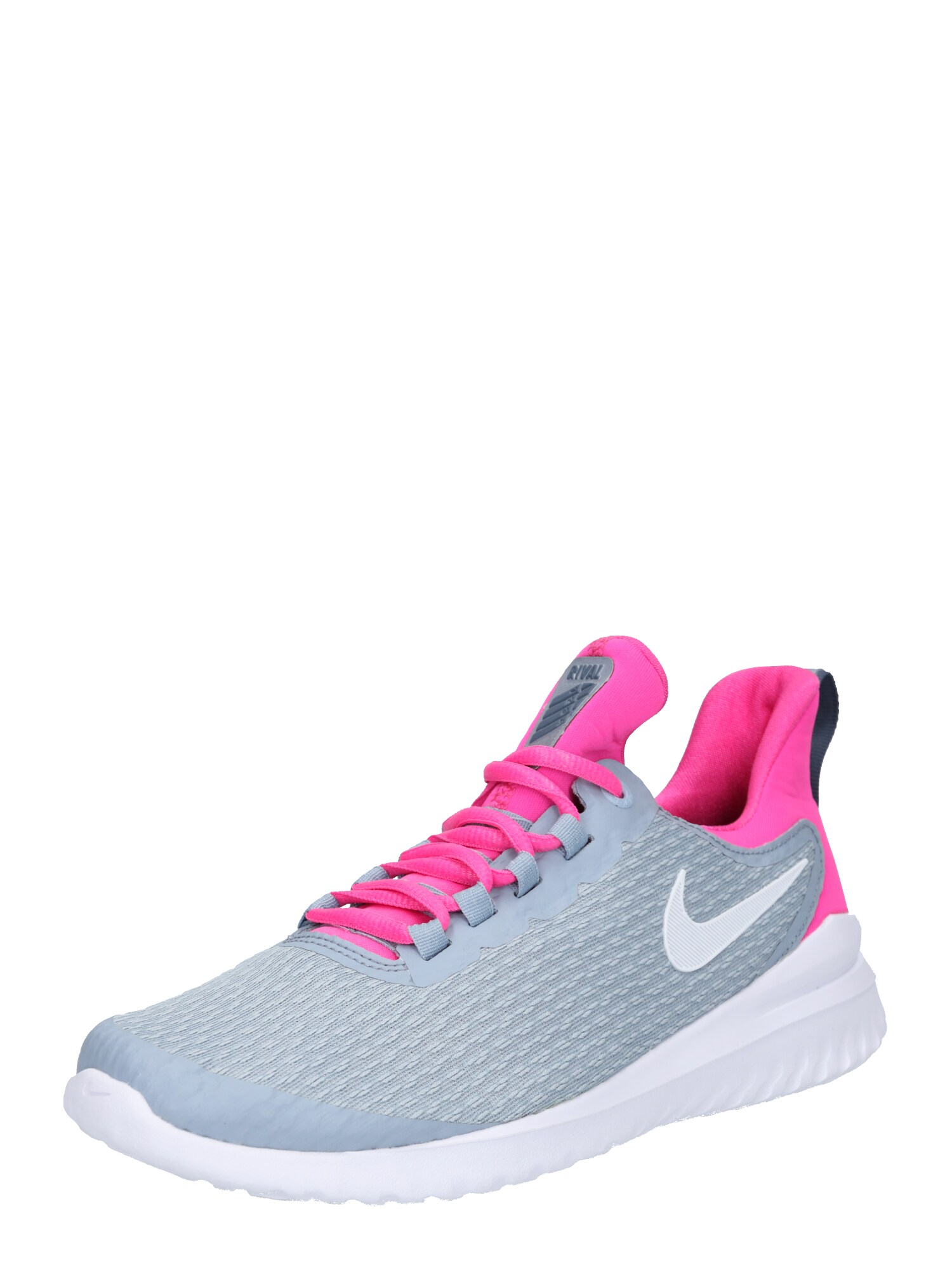 Nike Dames Loopschoen Renew Rival Smoky Blue Pink nike kopen in de aanbieding