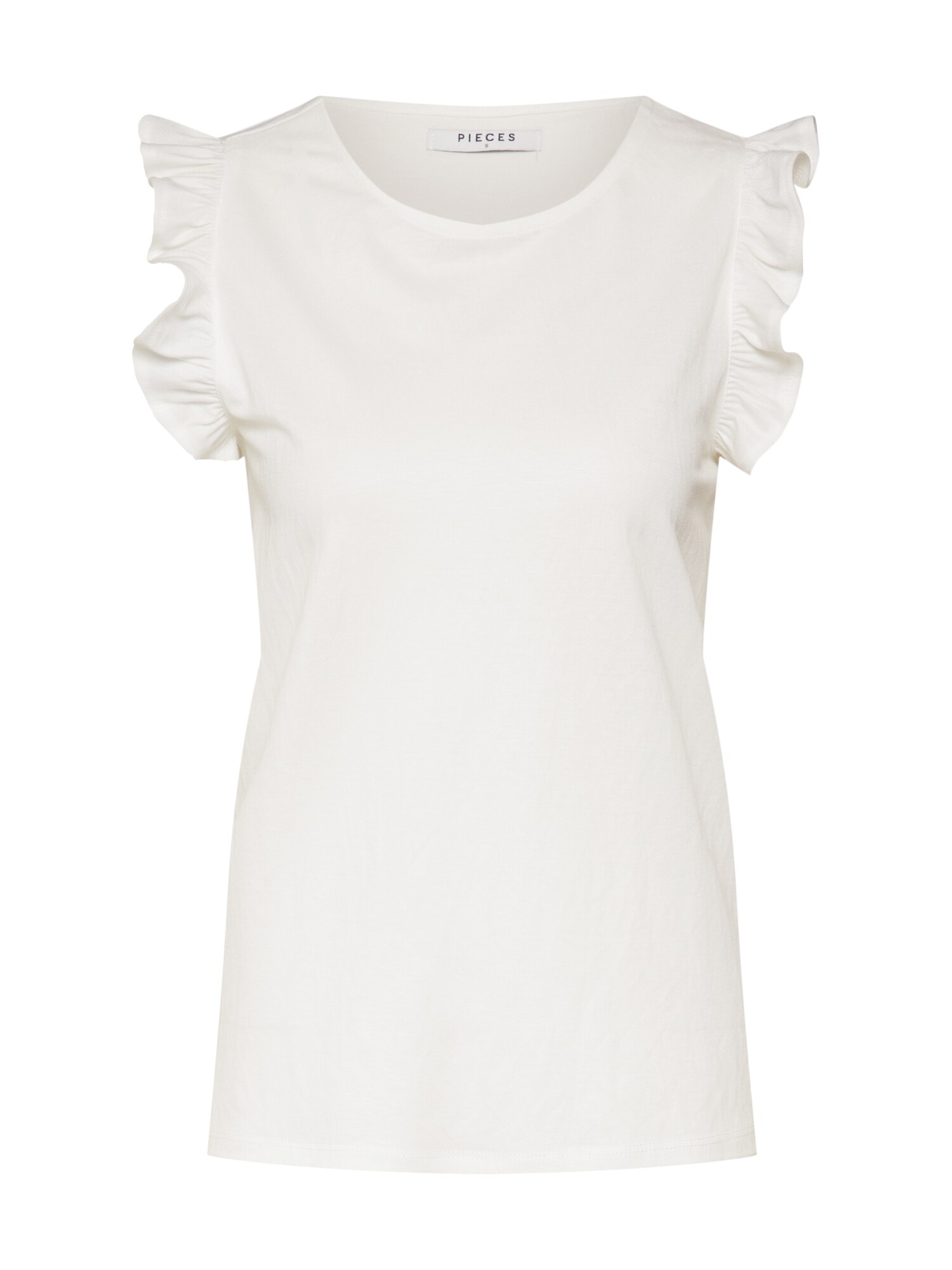 Pieces Dames Top Cora Wit pieces kopen in de aanbieding