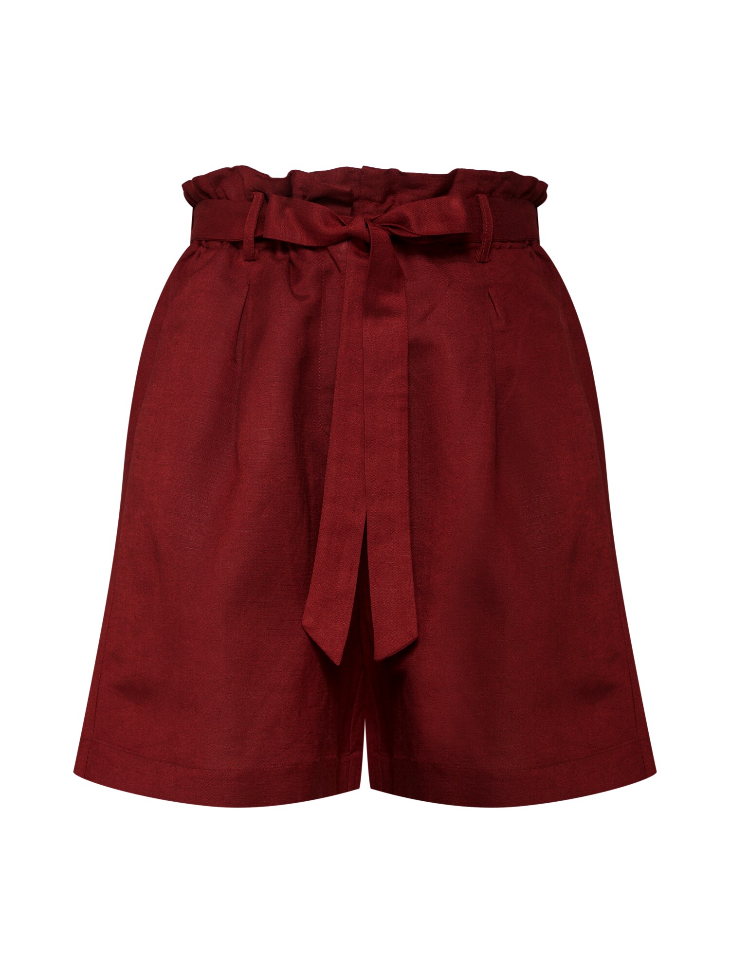 Soaked In Luxury Dames Bandplooibroek Sl Fayette Shorts Rood soaked in luxury kopen in de aanbieding