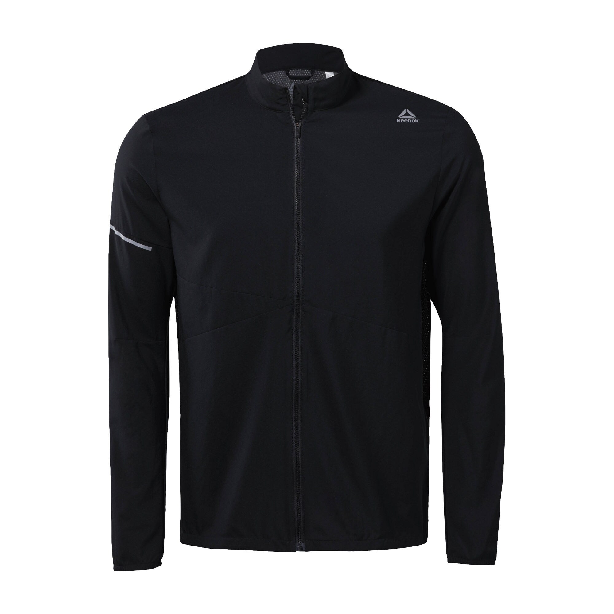 Reebok Heren Sportjas Re Woven Jkt Zwart reebok kopen in de aanbieding