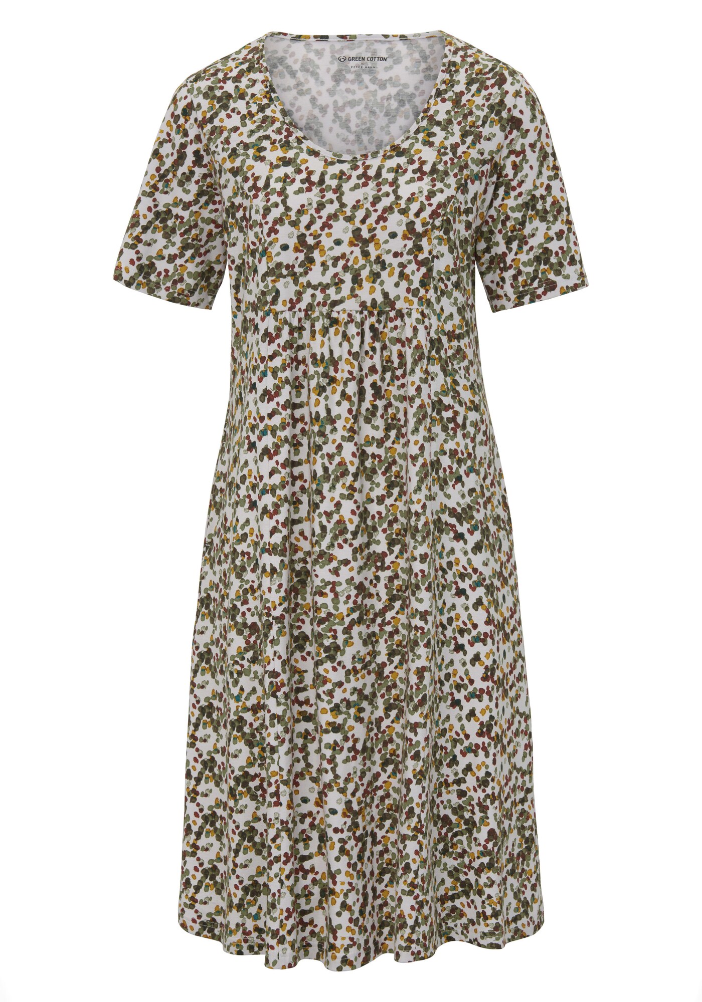 Green Cotton Dames Zomerjurk Gemengde Kleuren Wit green cotton kopen in de aanbieding