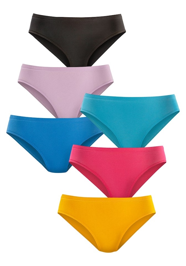 PETITE FLEUR, Slip, kék, lila, narancs, rózsaszín & fekete, 2 kép a 5 közül
