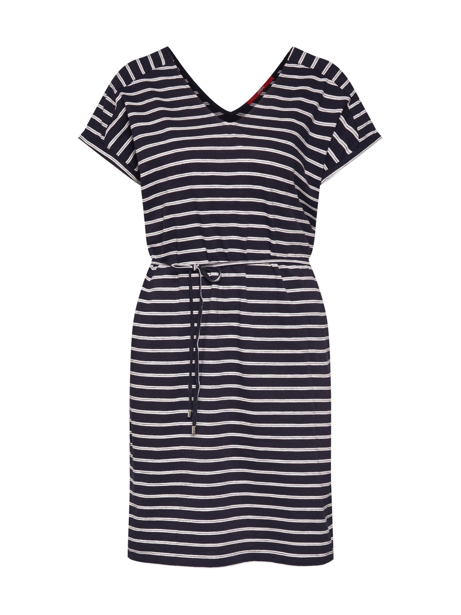 Soliver Red Label Dames Jurk Creme Zwart soliver red label kopen in de aanbieding