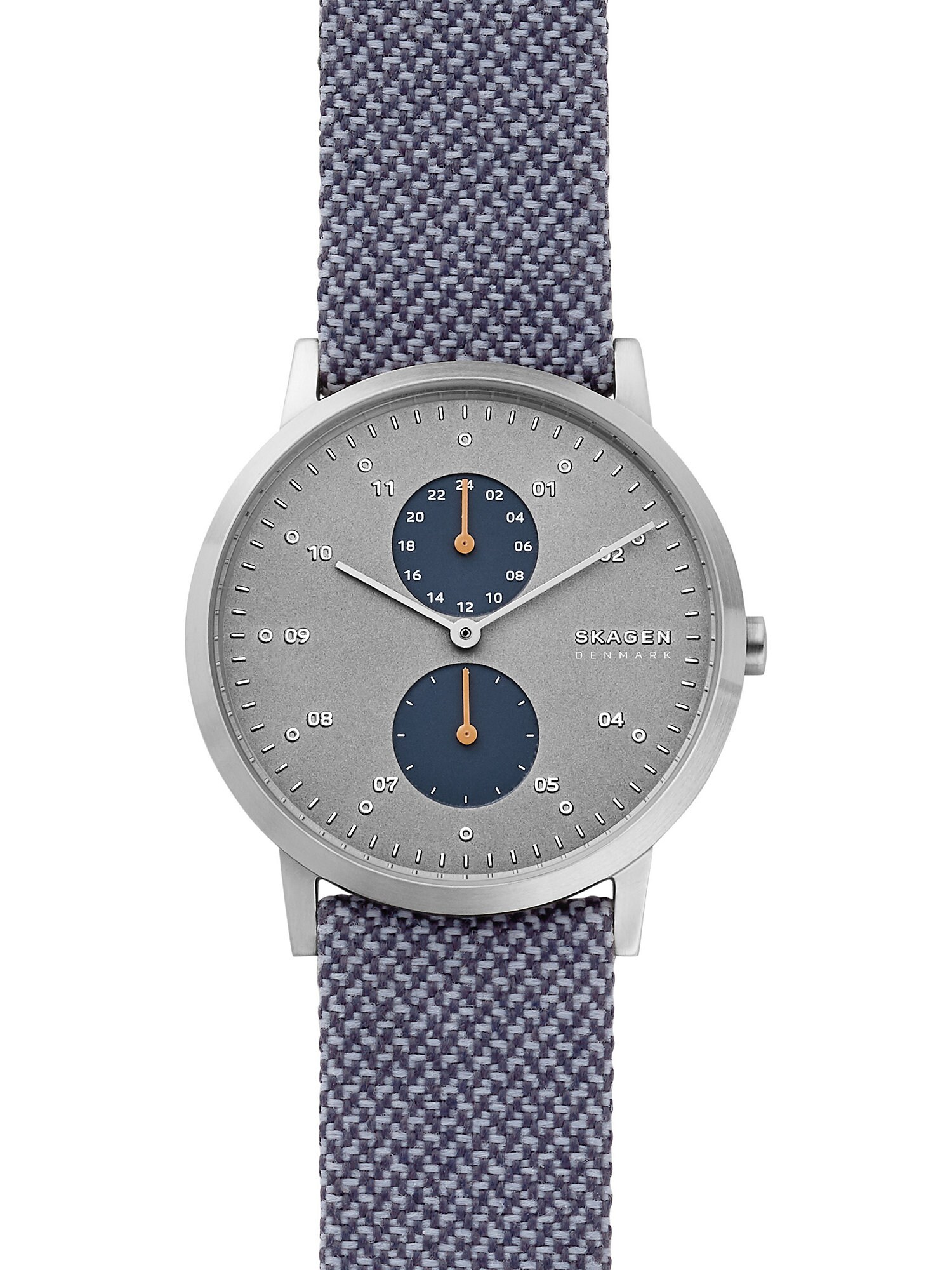 SKAGEN Uhr dunkelblau / silber