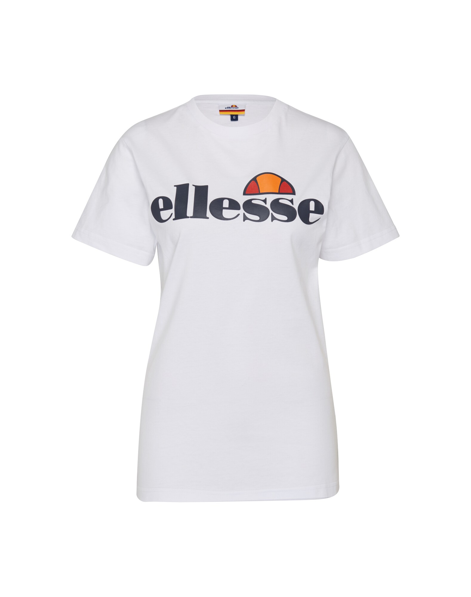 ELLESSE Marškinėliai 'Albany'  raudona / juoda / balta / oranžinė