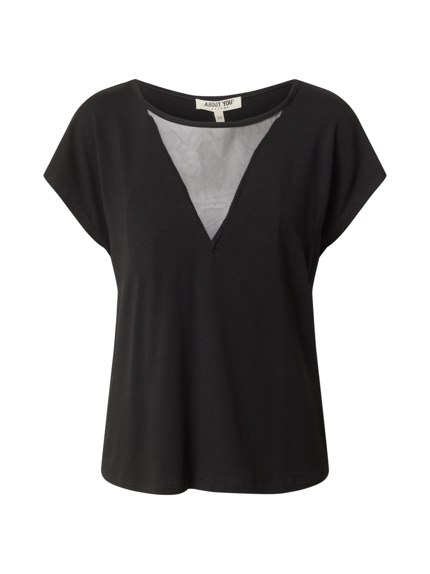 ABOUT YOU Marškinėliai 'Leslie Shirt'  juoda