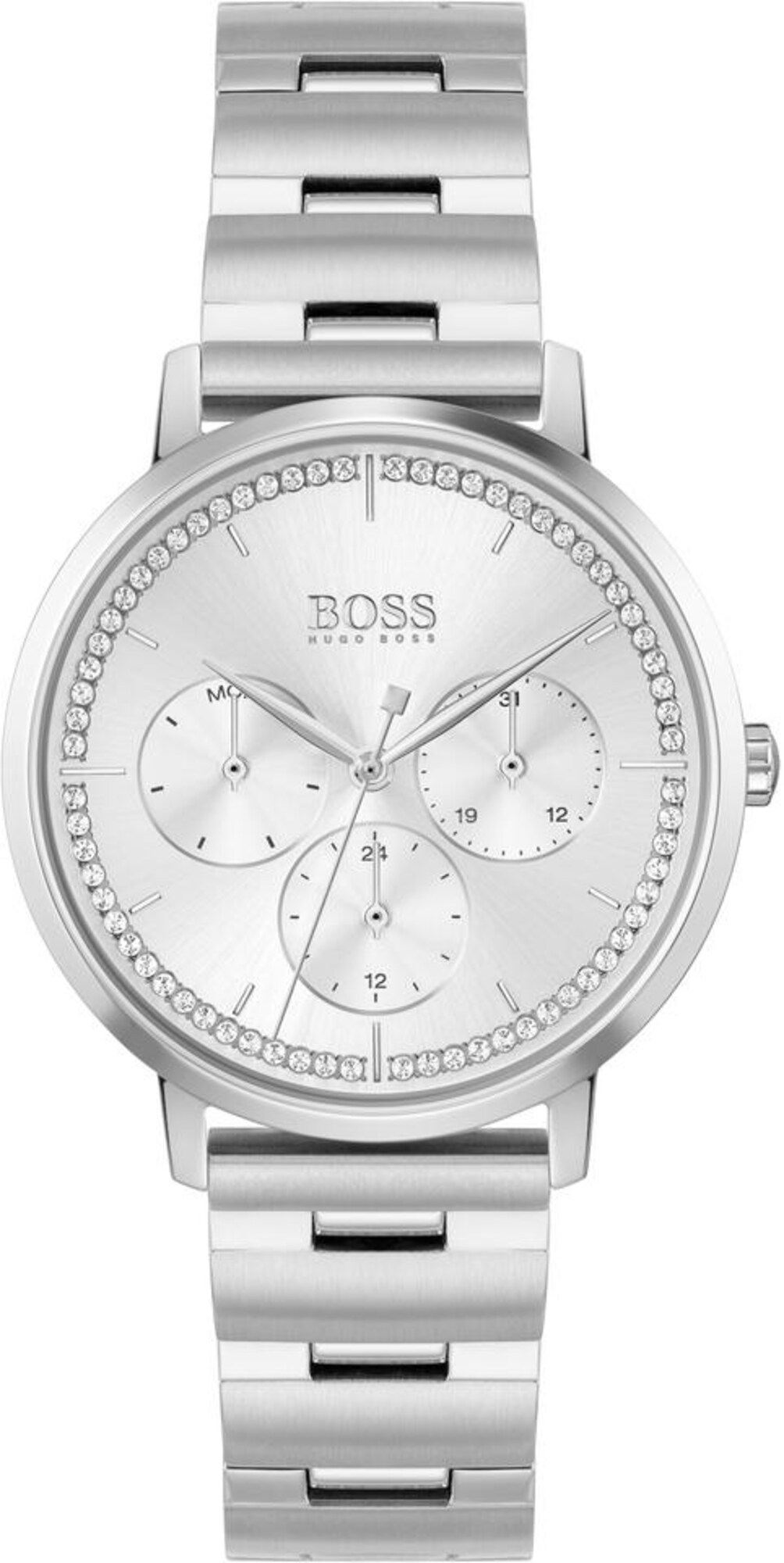 BOSS Analoginis (įprastinio dizaino) laikrodis 'PRIMA'  sidabrinė