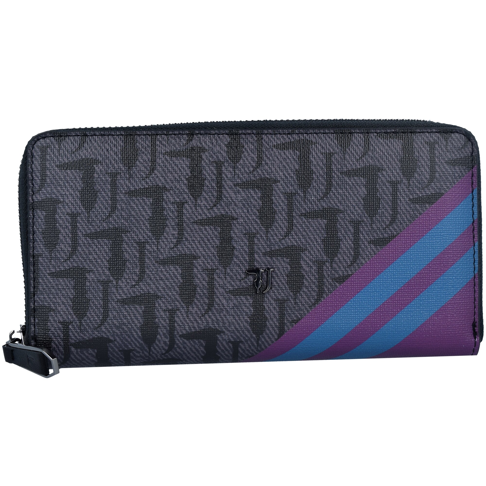 Trussardi Jeans Dames Portemonnee Vaniglia Hemelsblauw Grijs Roodviolet Zwart trussardi jeans kopen in de aanbieding