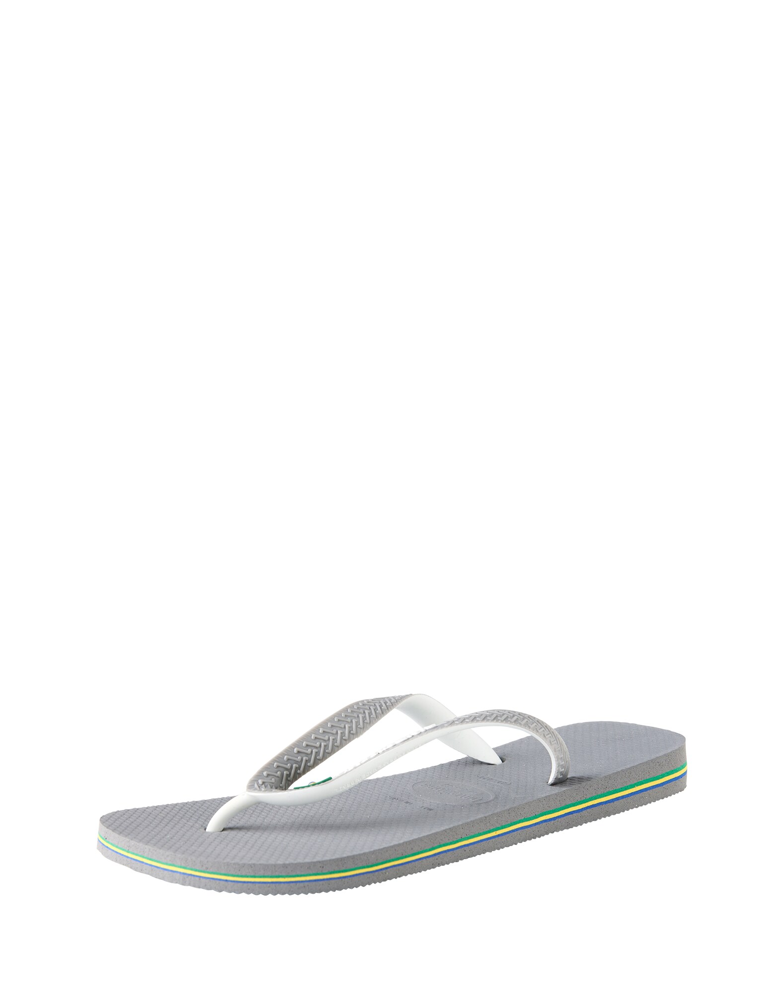 Havaianas Heren Teenslippers Brasil Mix Grijs Wit havaianas kopen in de aanbieding