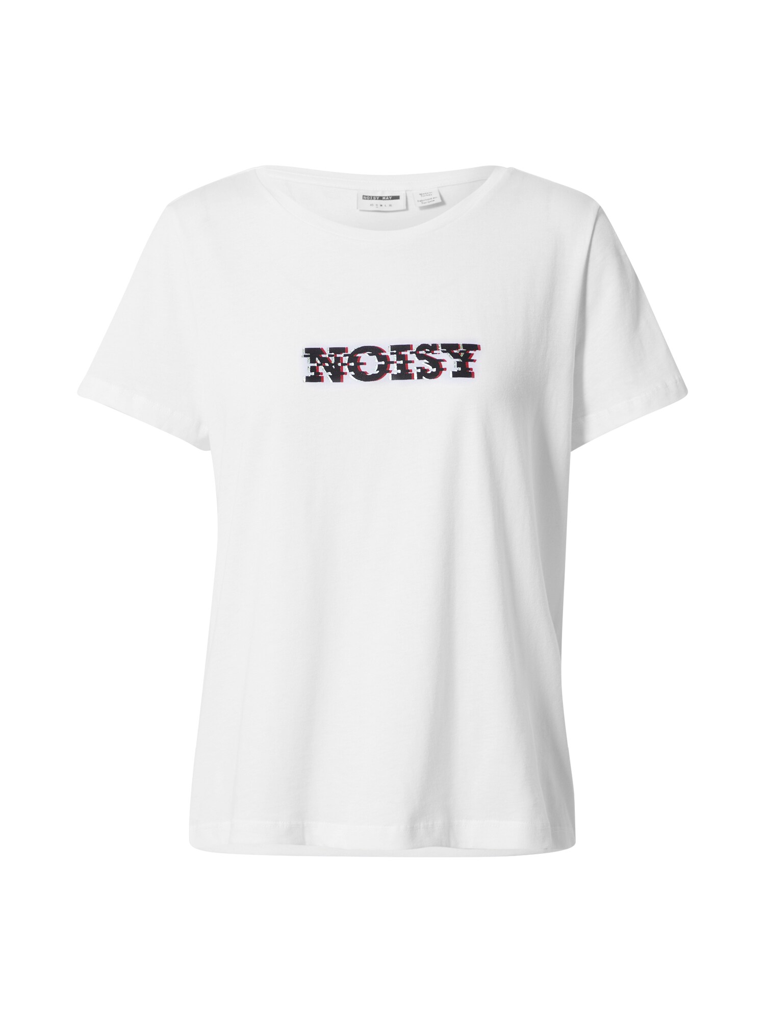 Noisy may Marškinėliai 'NATE'  balta / juoda