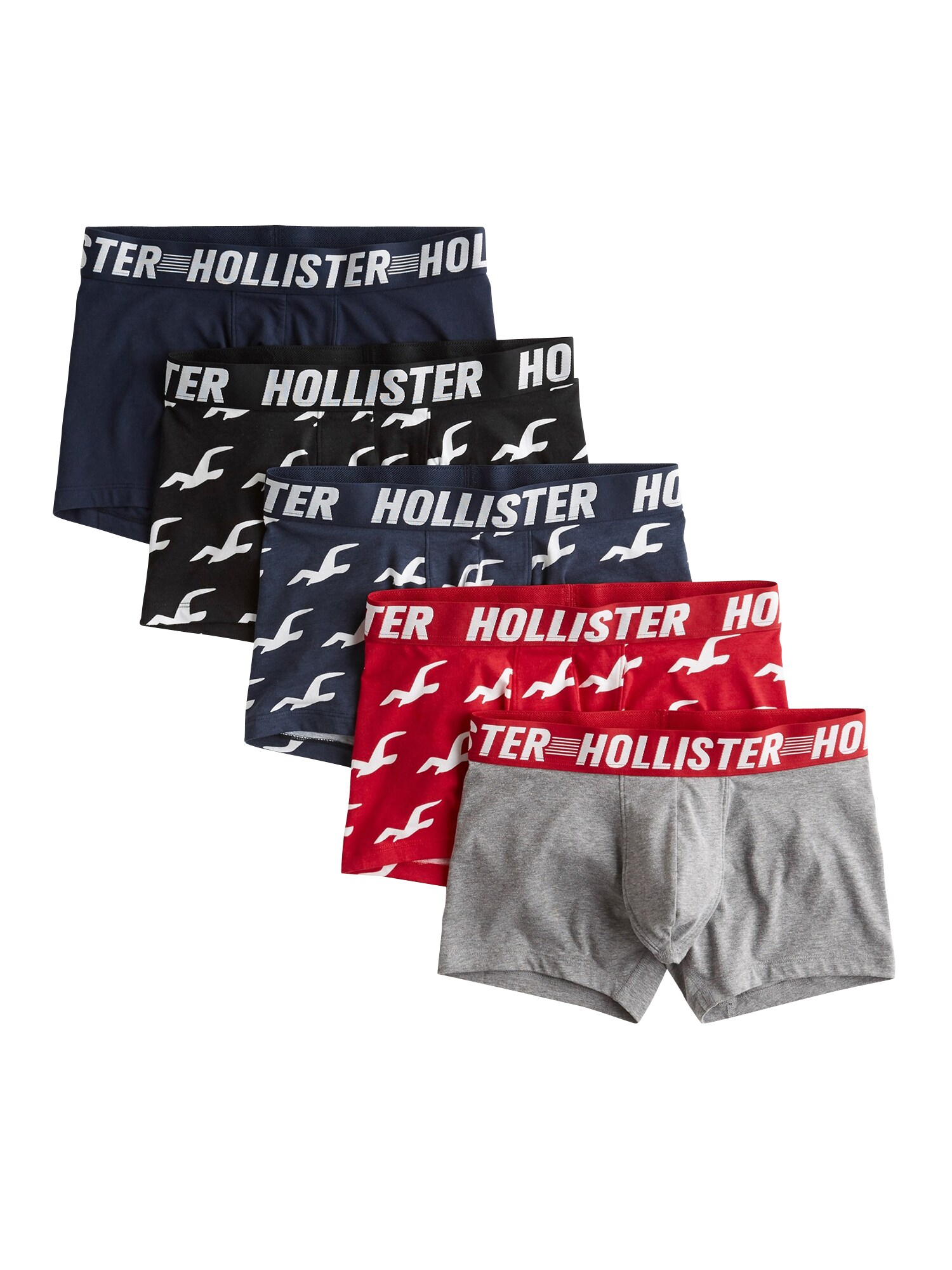 Hollister Heren Boxershorts Navy Gemengde Kleuren hollister kopen in de aanbieding