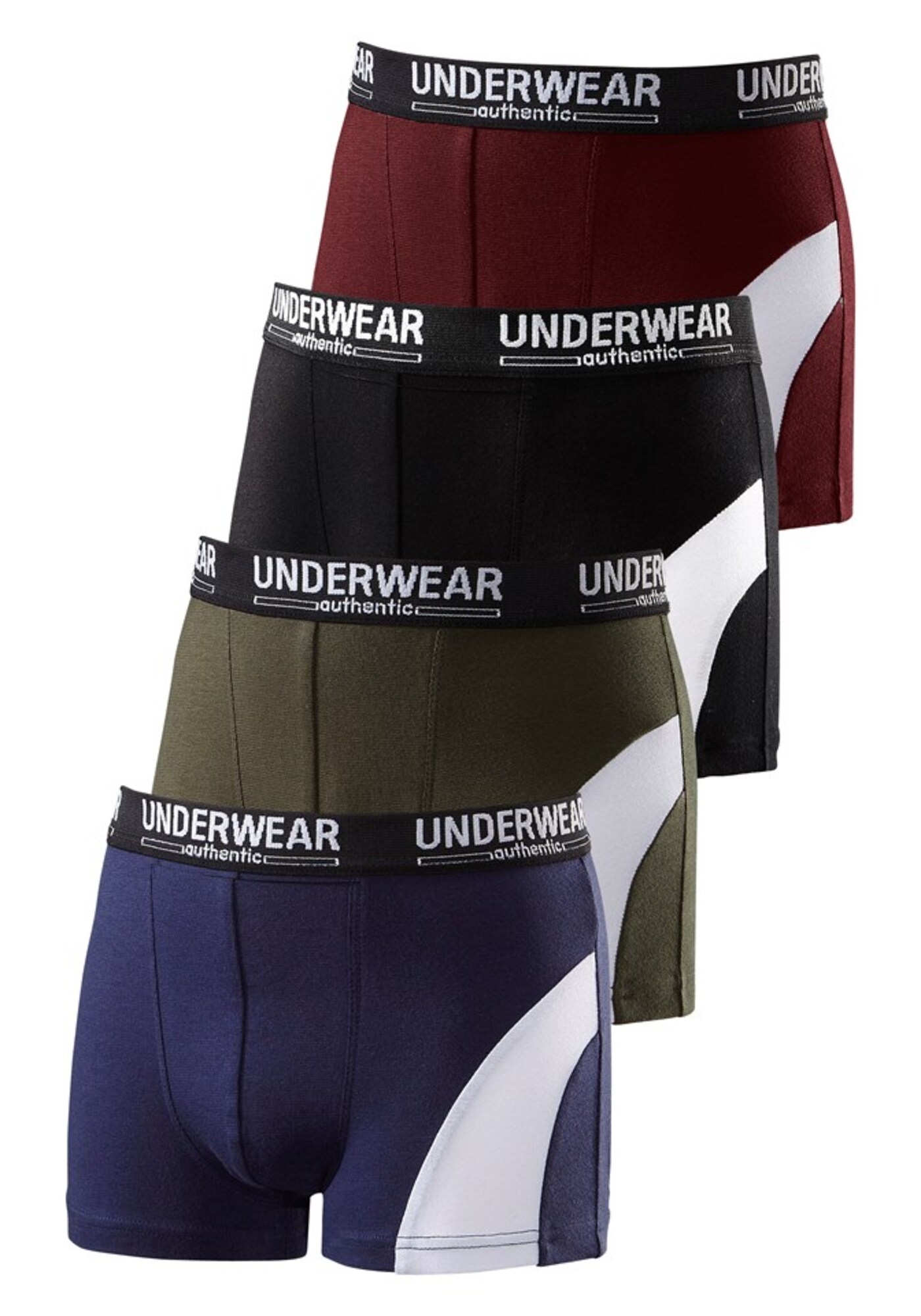 LE JOGGER Cueca  azul escuro / cáqui / bordeaux / preto