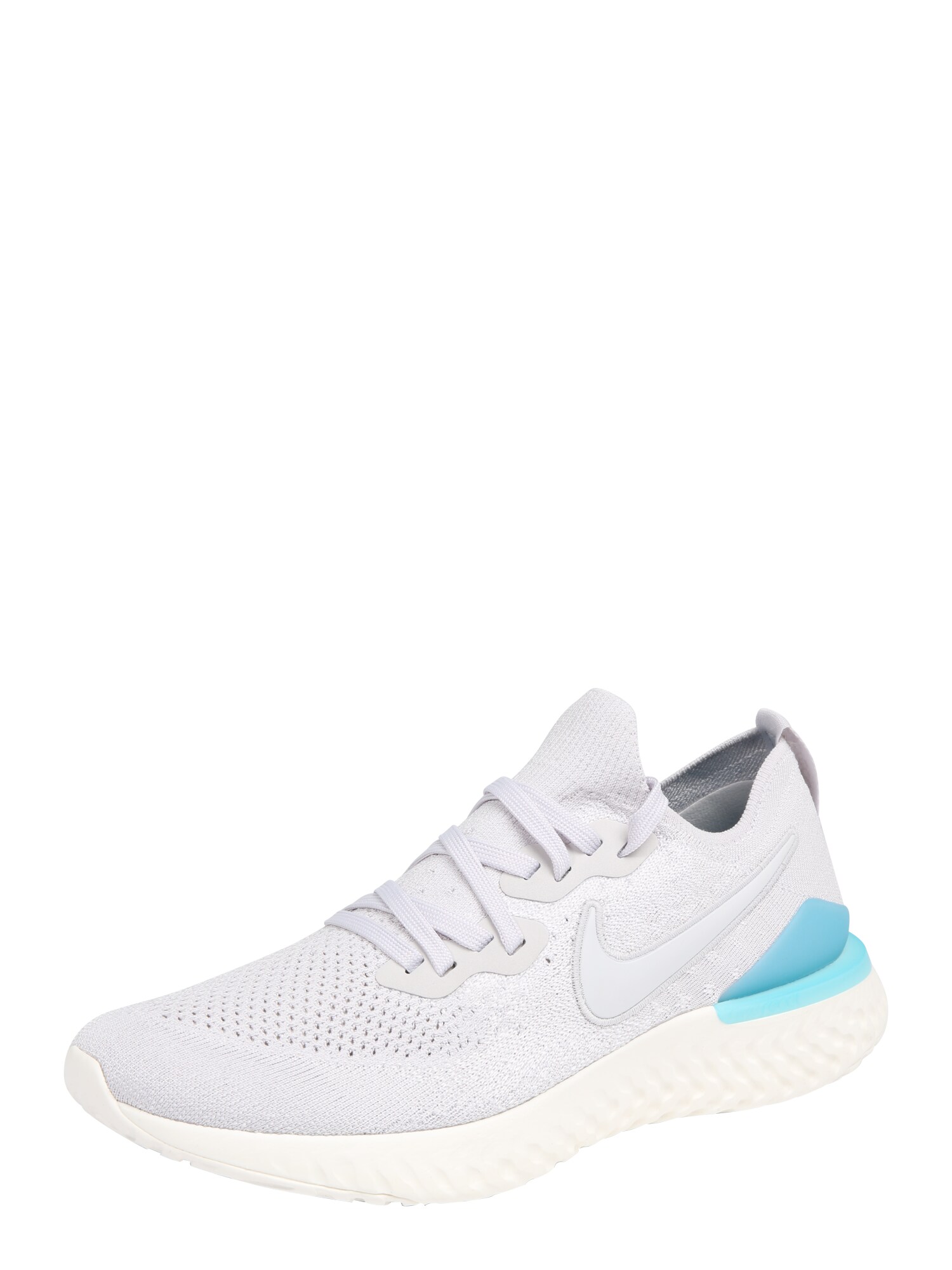 Nike Heren Loopschoen Epic React Flyknit 2 Blauw Wit nike kopen in de aanbieding