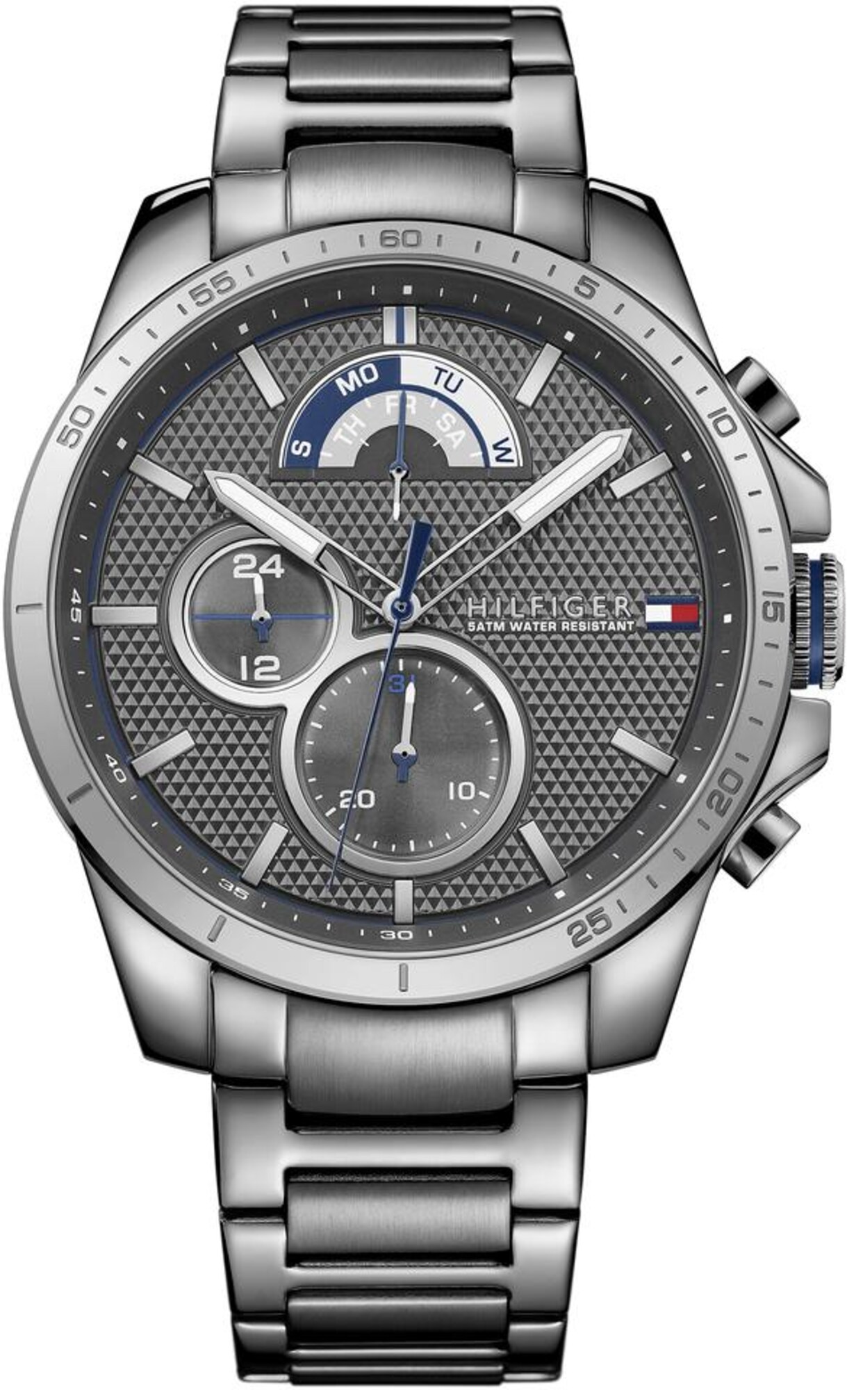 TOMMY HILFIGER Analoginis (įprastinio dizaino) laikrodis 'Cool Sport'  pilka