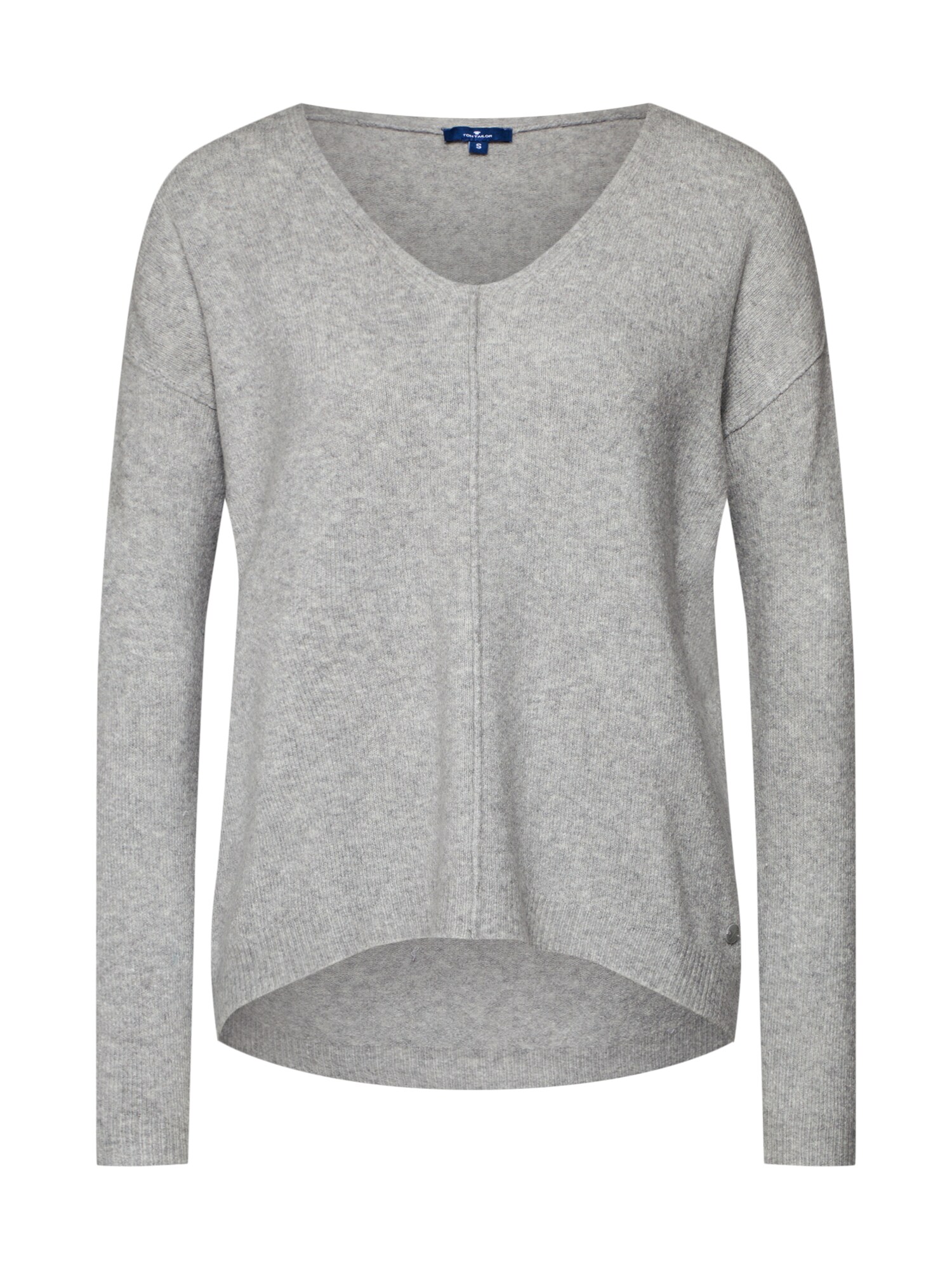 Tom Tailor Dames Trui Grijs Gemeleerd tom tailor kopen in de aanbieding