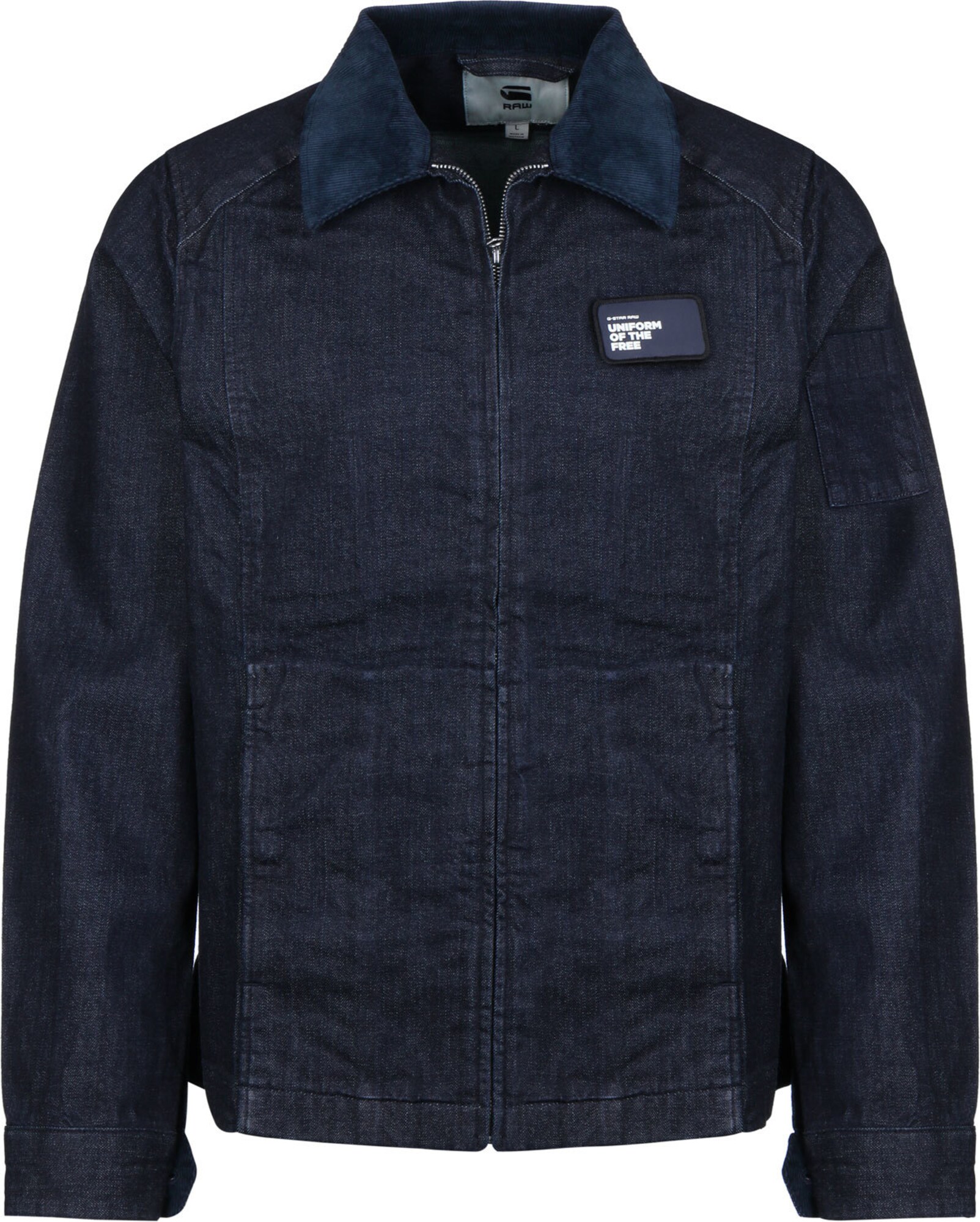 G-Star RAW Demisezoninė striukė 'Service Overshirt'  tamsiai mėlyna
