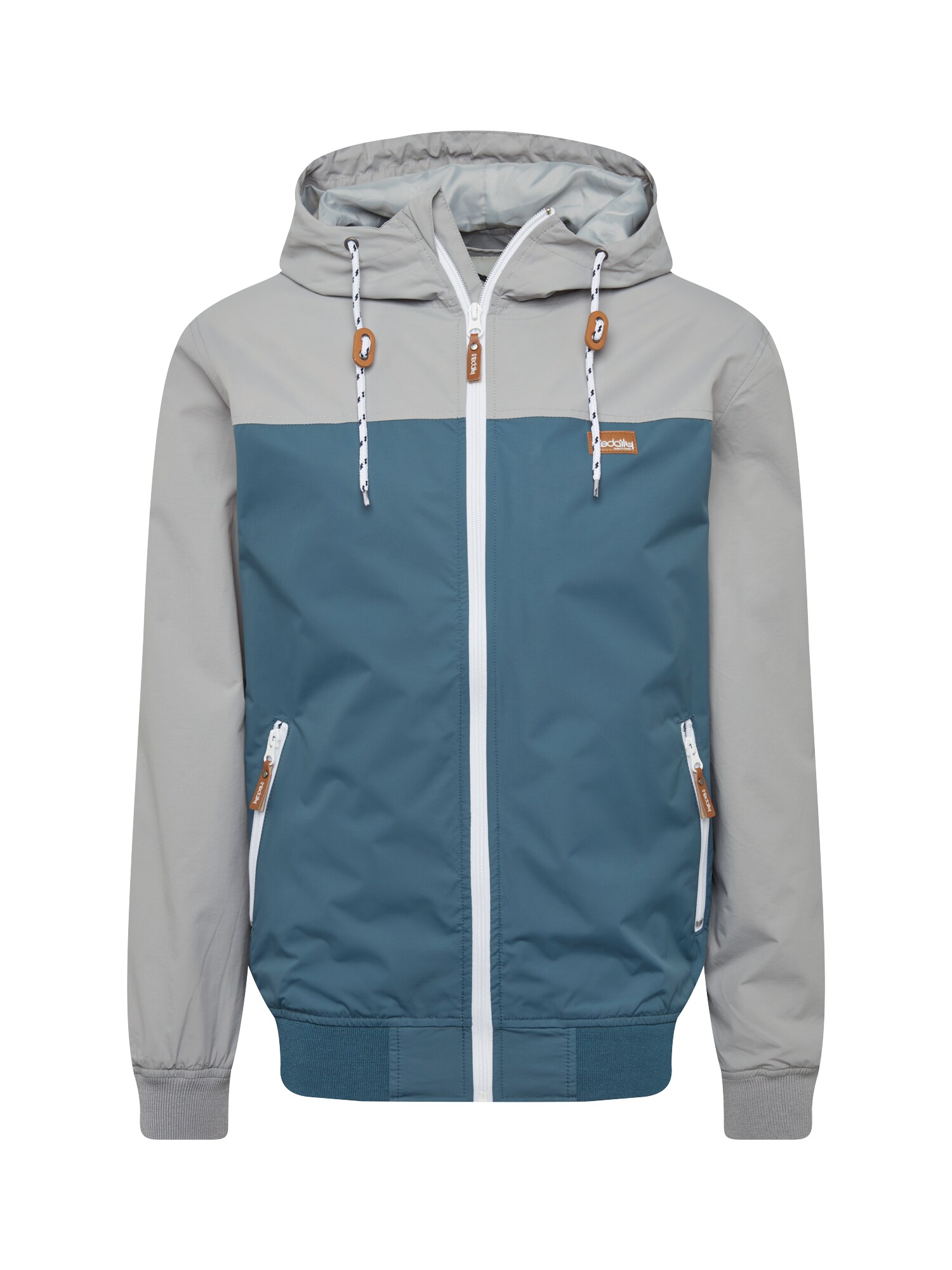 Iriedaily Geacă de primăvară-toamnă 'Auf Deck'  albastru pastel / gri