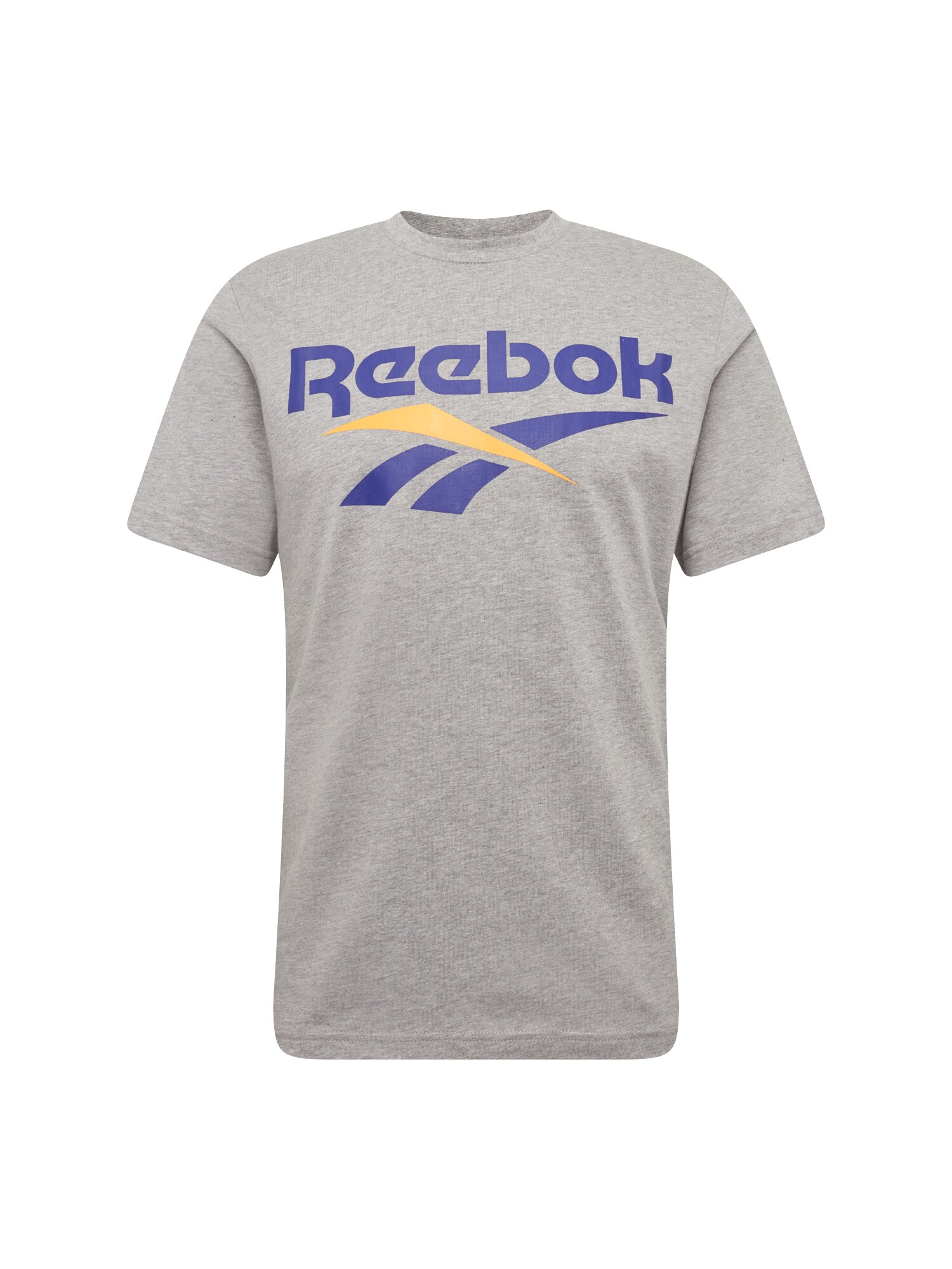 Reebok Classic Heren Shirt Grijs Gemeleerd Donkerlila Sinaasappel reebok classic kopen in de aanbieding