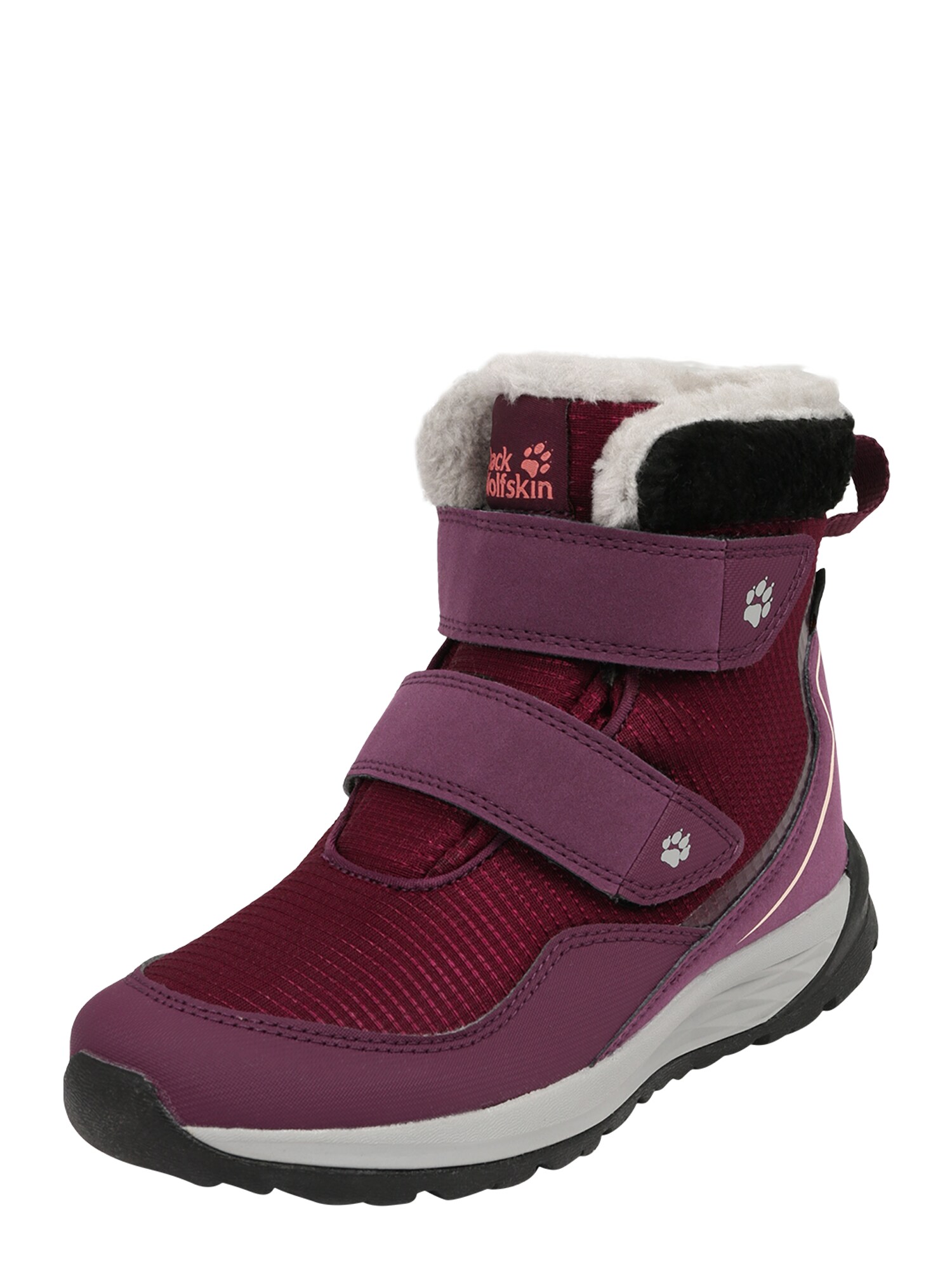 JACK WOLFSKIN Auliniai batai 'Polar'  purpurinė / balta