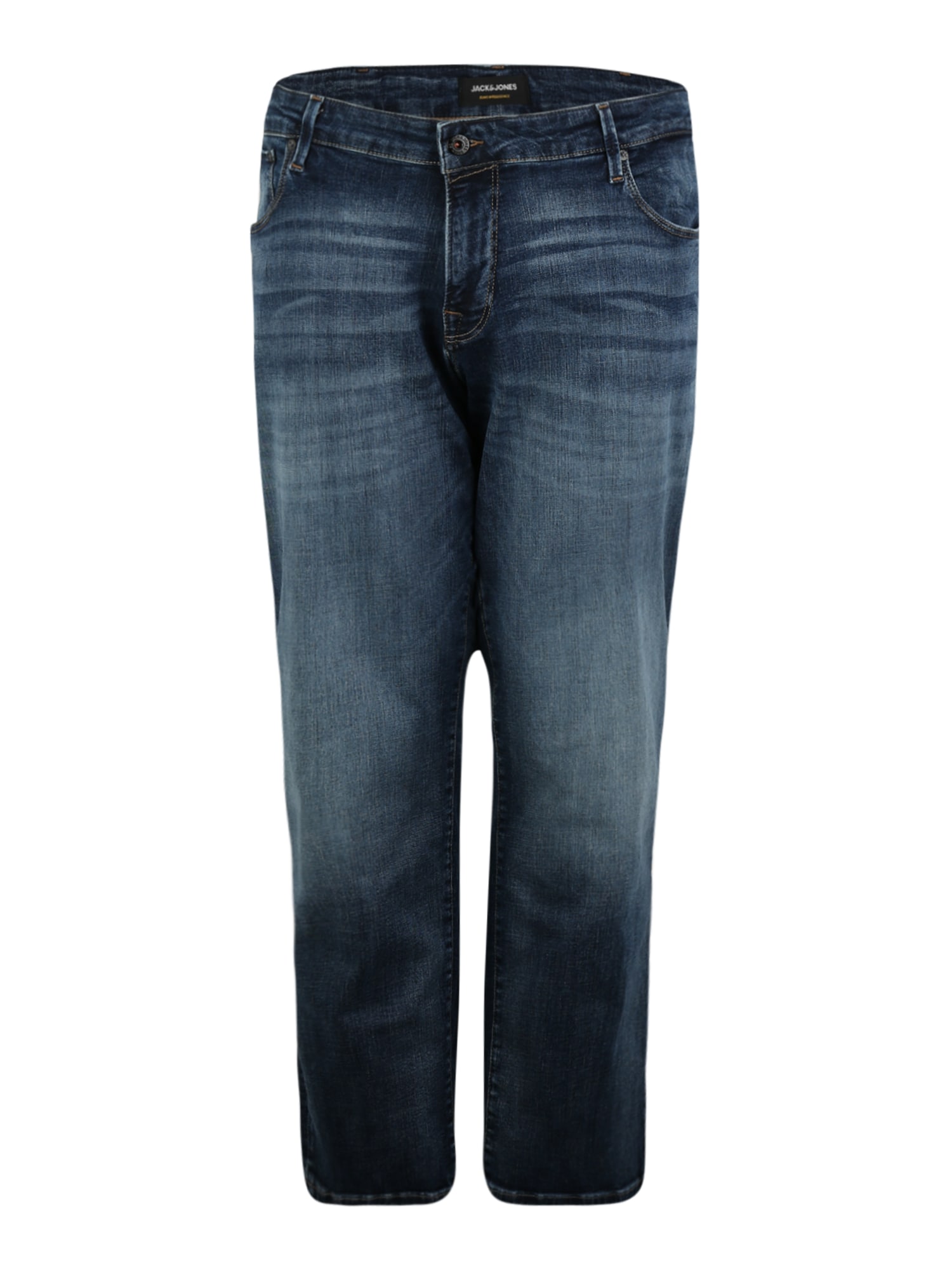 Jack & Jones Plus Džínsy 'Tim'  modrá denim