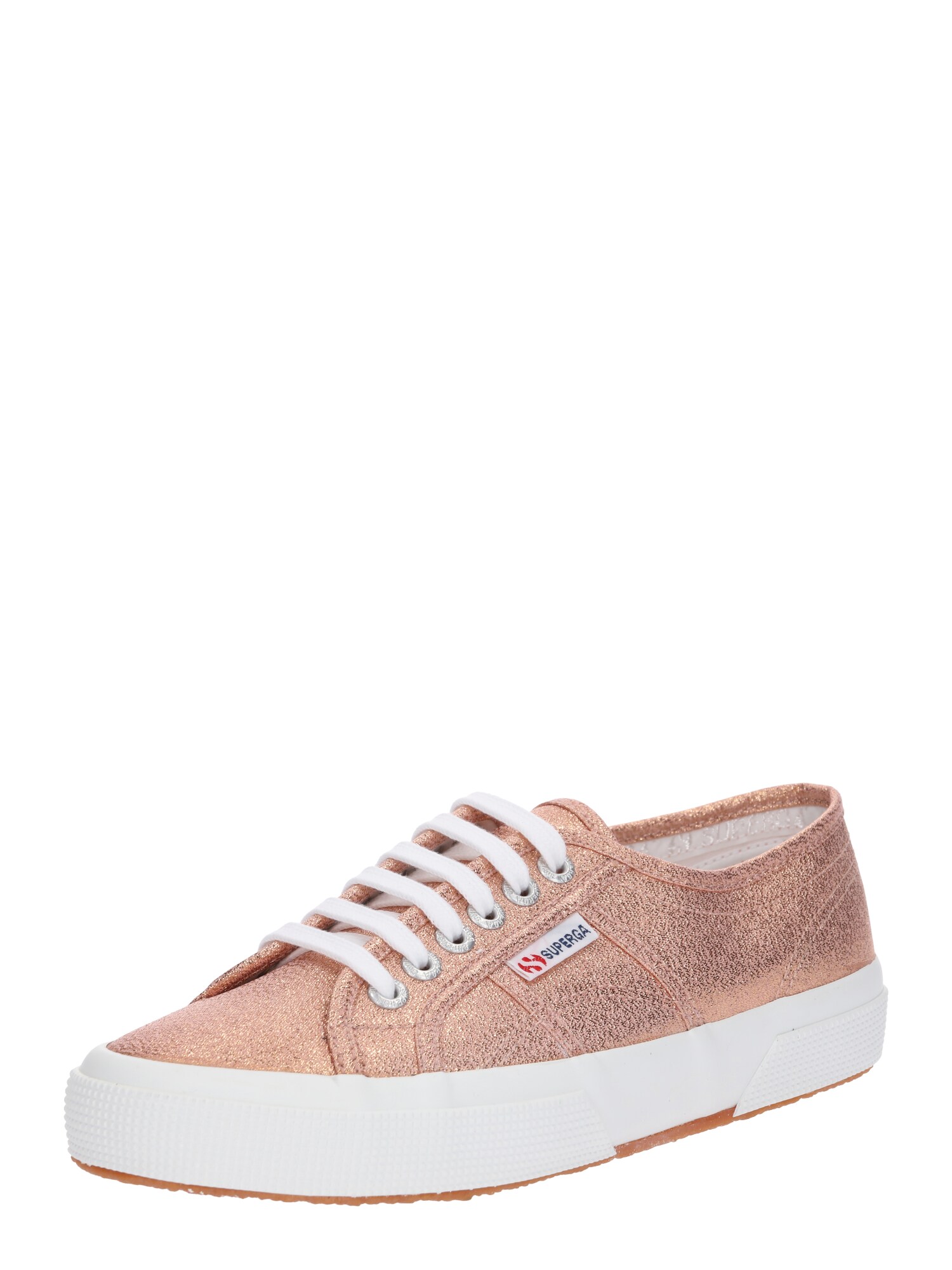 Superga Dames Sneakers Laag Lamew Rose Goud superga kopen in de aanbieding