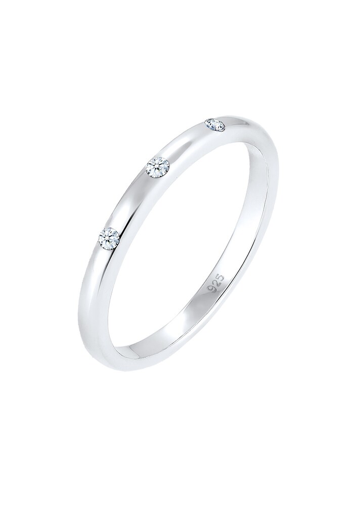 Elli DIAMONDS Ring Damen Größe 52 silber