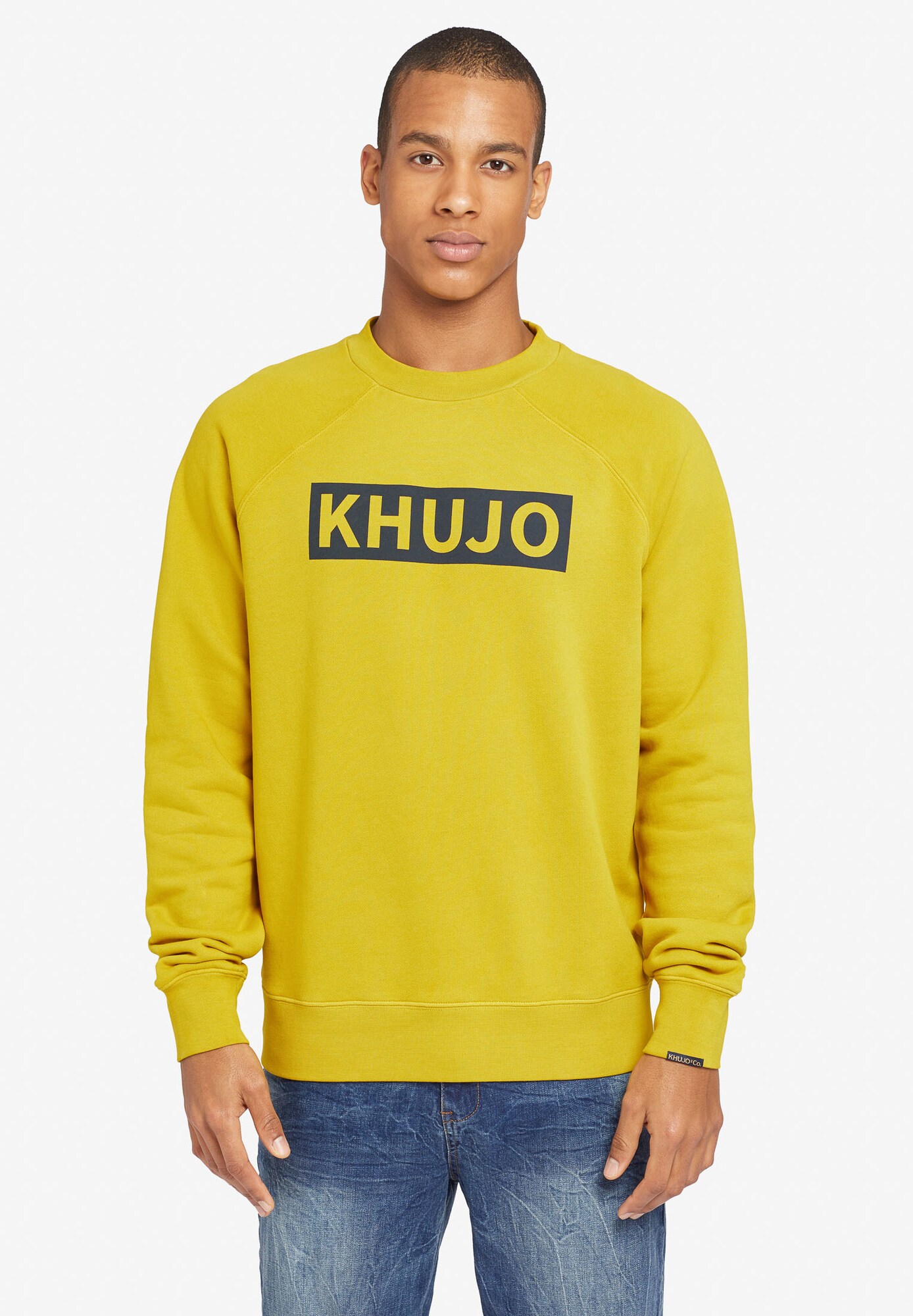 khujo Sweatshirt ''''Eliaz'''' zitronengelb