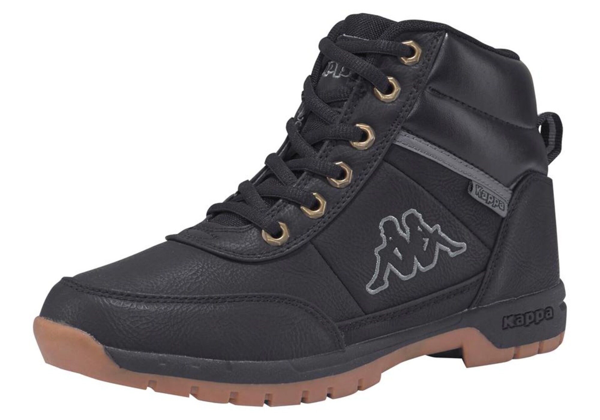 KAPPA Sportbačiai 'BRIGHT MID'  juoda