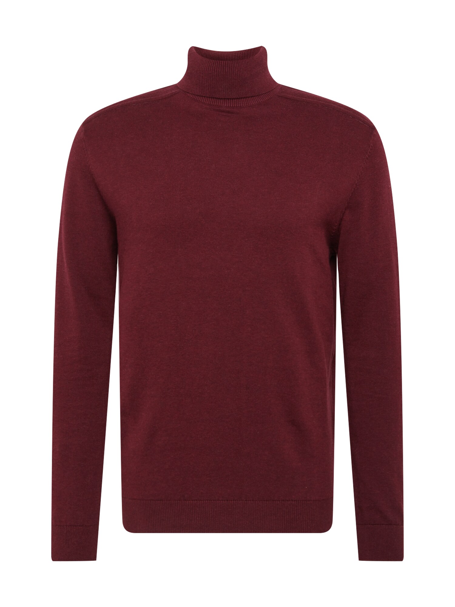SELECTED HOMME Megztinis 'Berg'  vyno raudona spalva