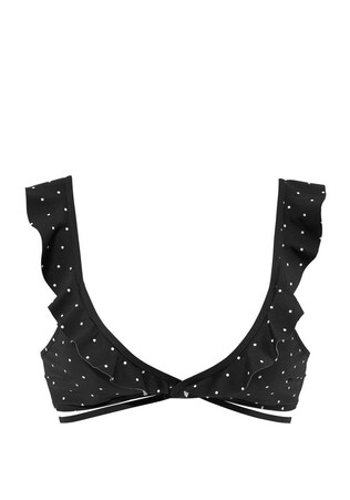 LASCANA, Bikini felső 'Sparkle', fekete